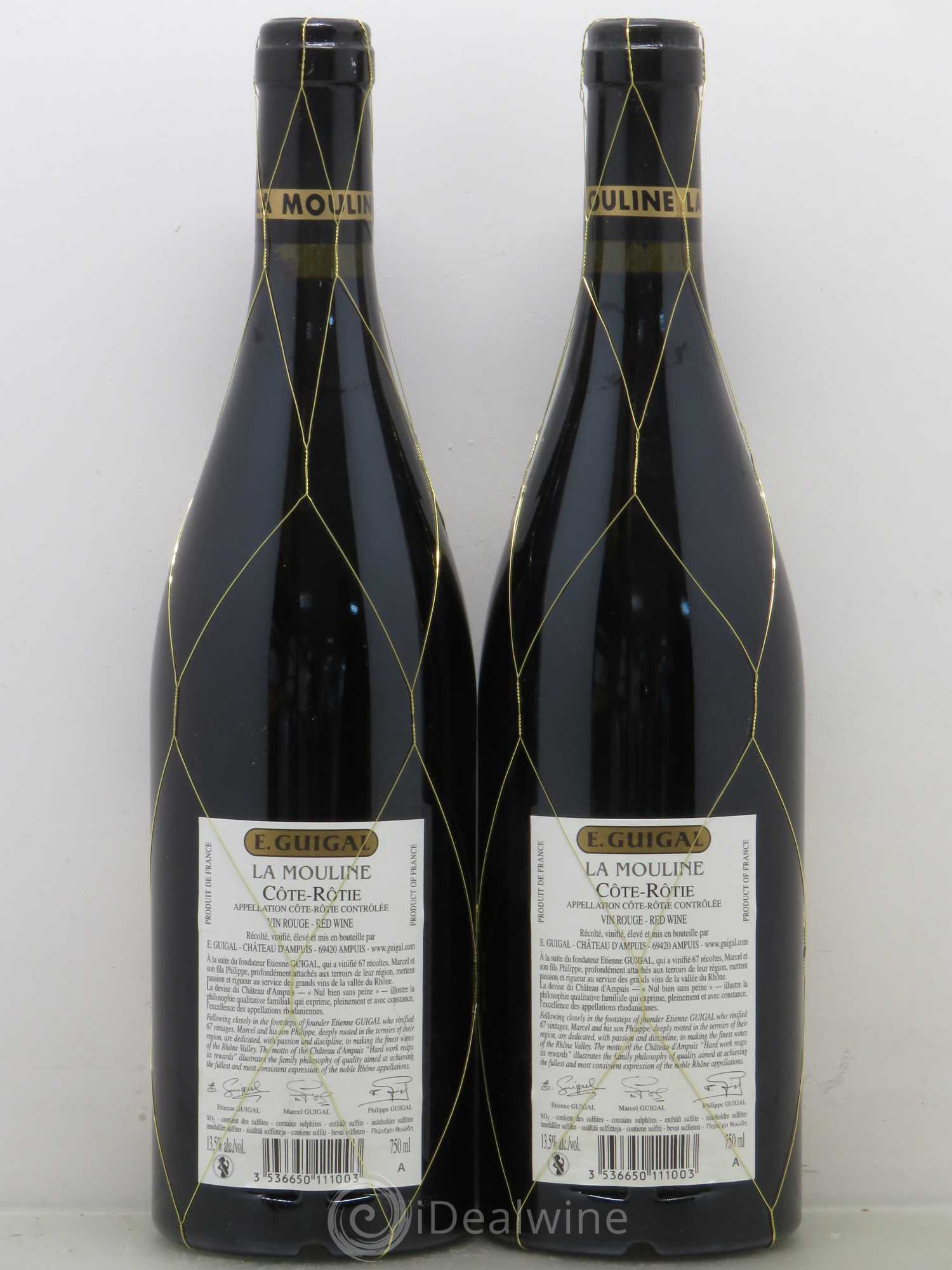 Côte-Rôtie La Mouline Guigal 2006 - Lot de 2 bouteilles - 1