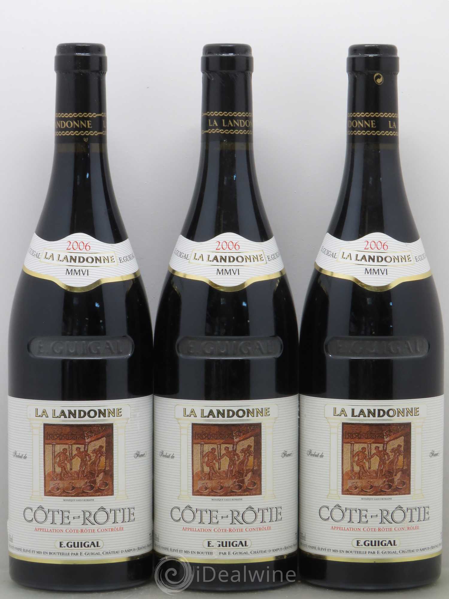 Côte-Rôtie La Landonne Guigal 2006 - Lot de 3 bouteilles - 0