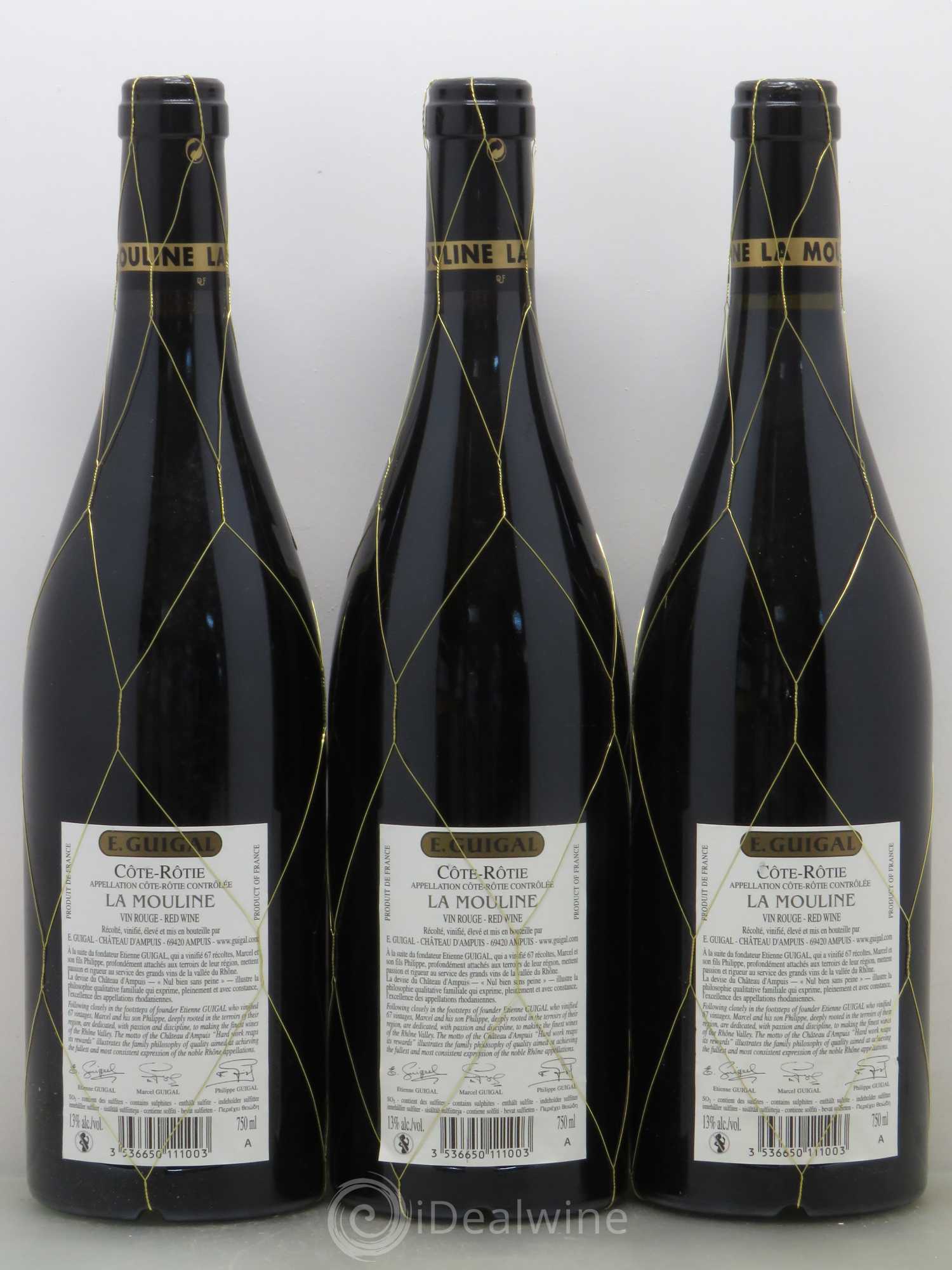 Côte-Rôtie La Mouline Guigal 2009 - Lot de 3 bouteilles - 1