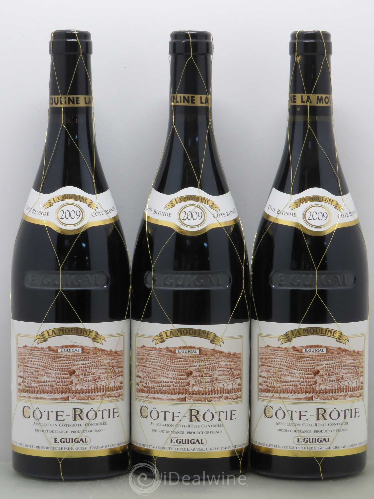 Côte-Rôtie La Mouline Guigal 2009 - Lot de 3 bouteilles - 0