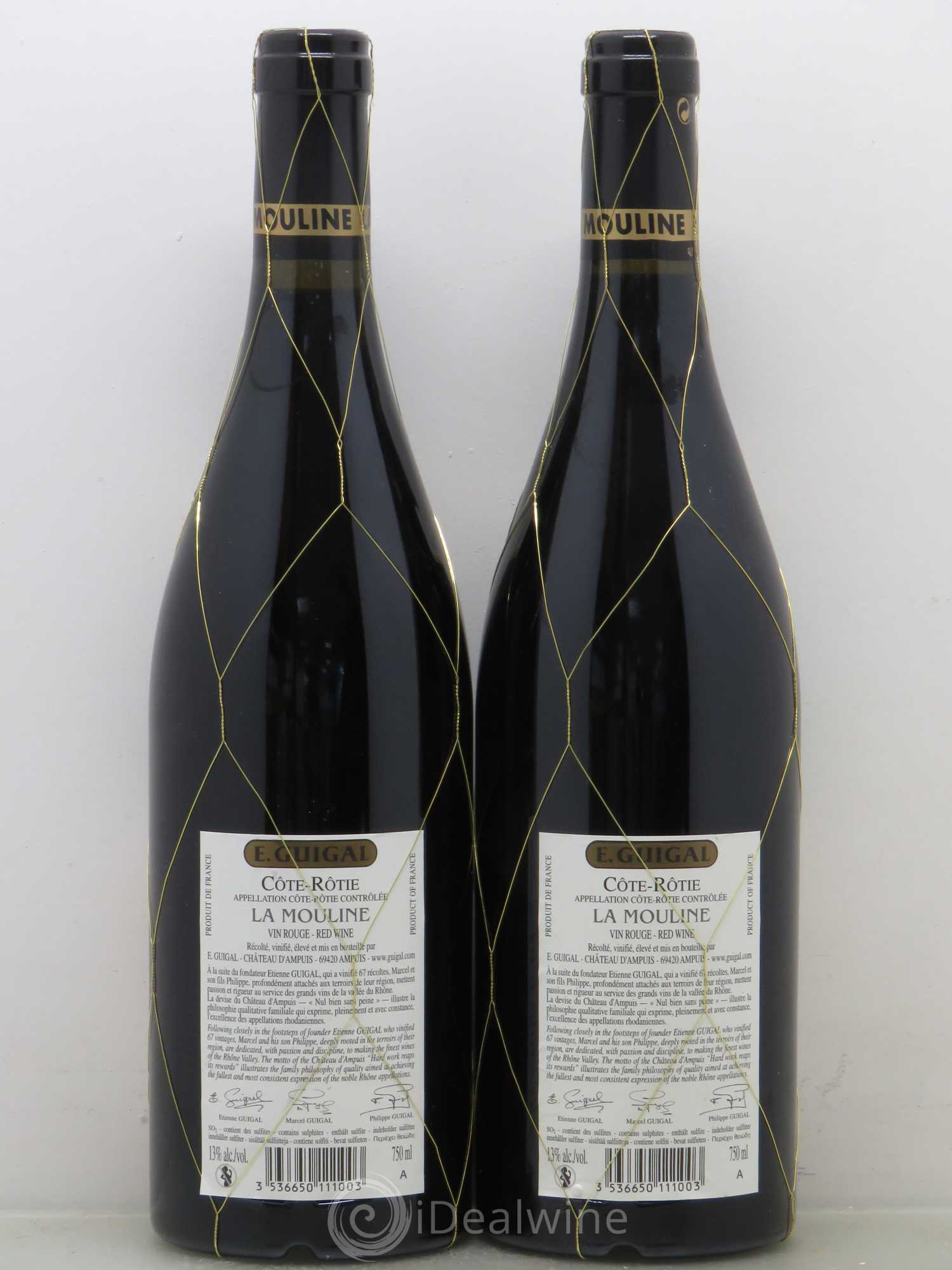 Côte-Rôtie La Mouline Guigal 2009 - Lot de 2 bouteilles - 1