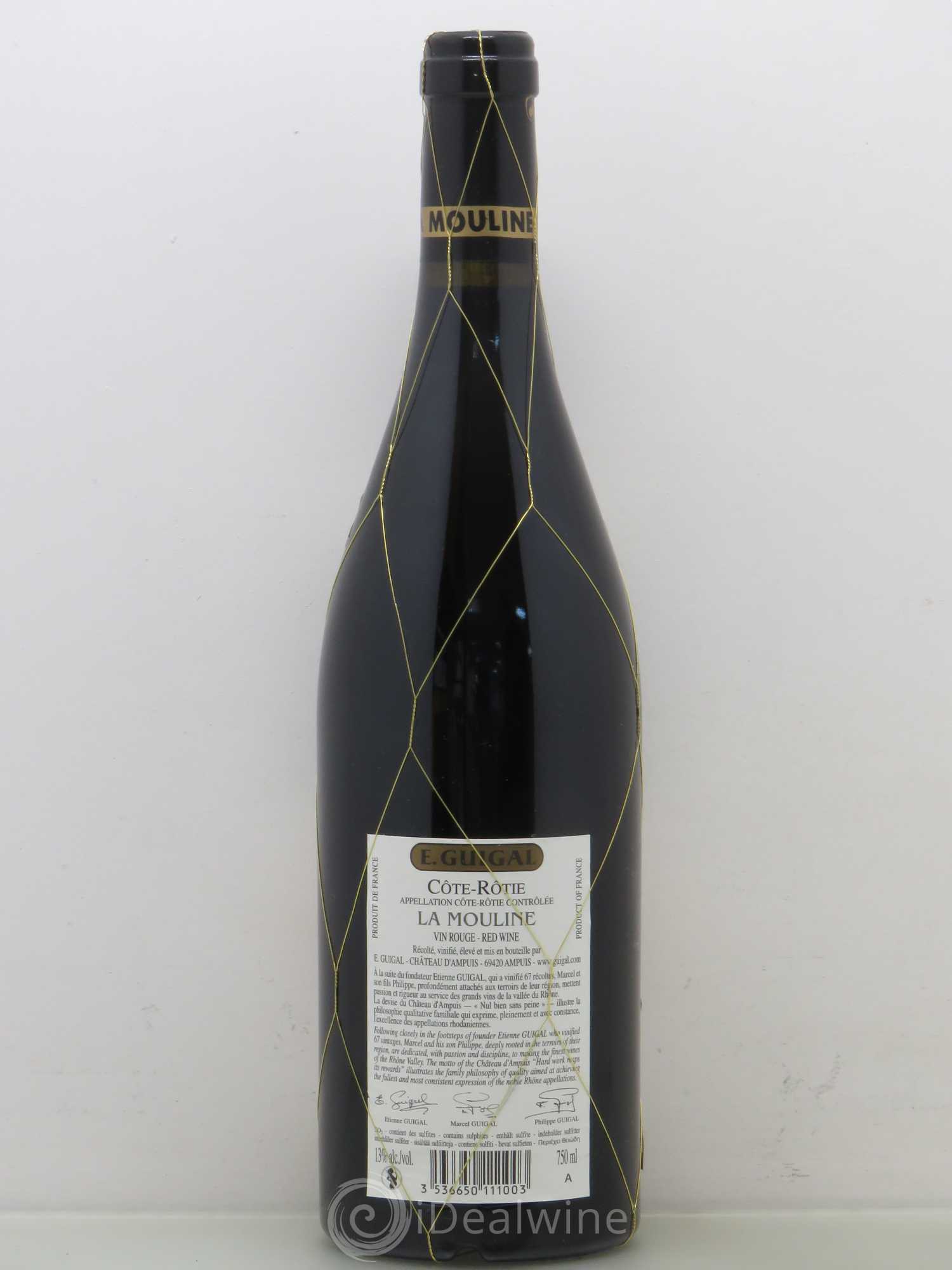 Côte-Rôtie La Mouline Guigal 2009 - Lot de 1 bouteille - 1