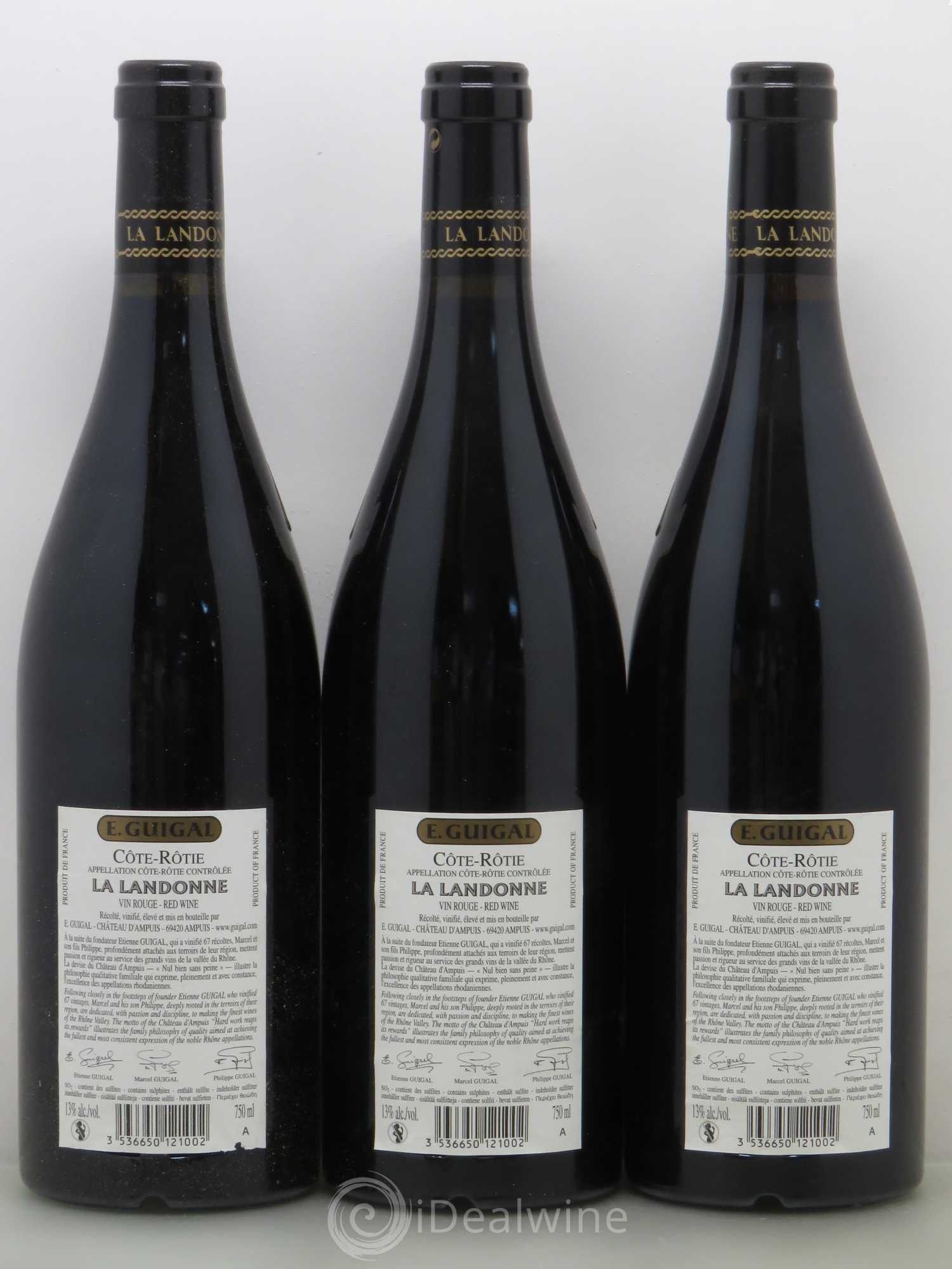 Côte-Rôtie La Landonne Guigal 2009 - Lot de 3 bouteilles - 1