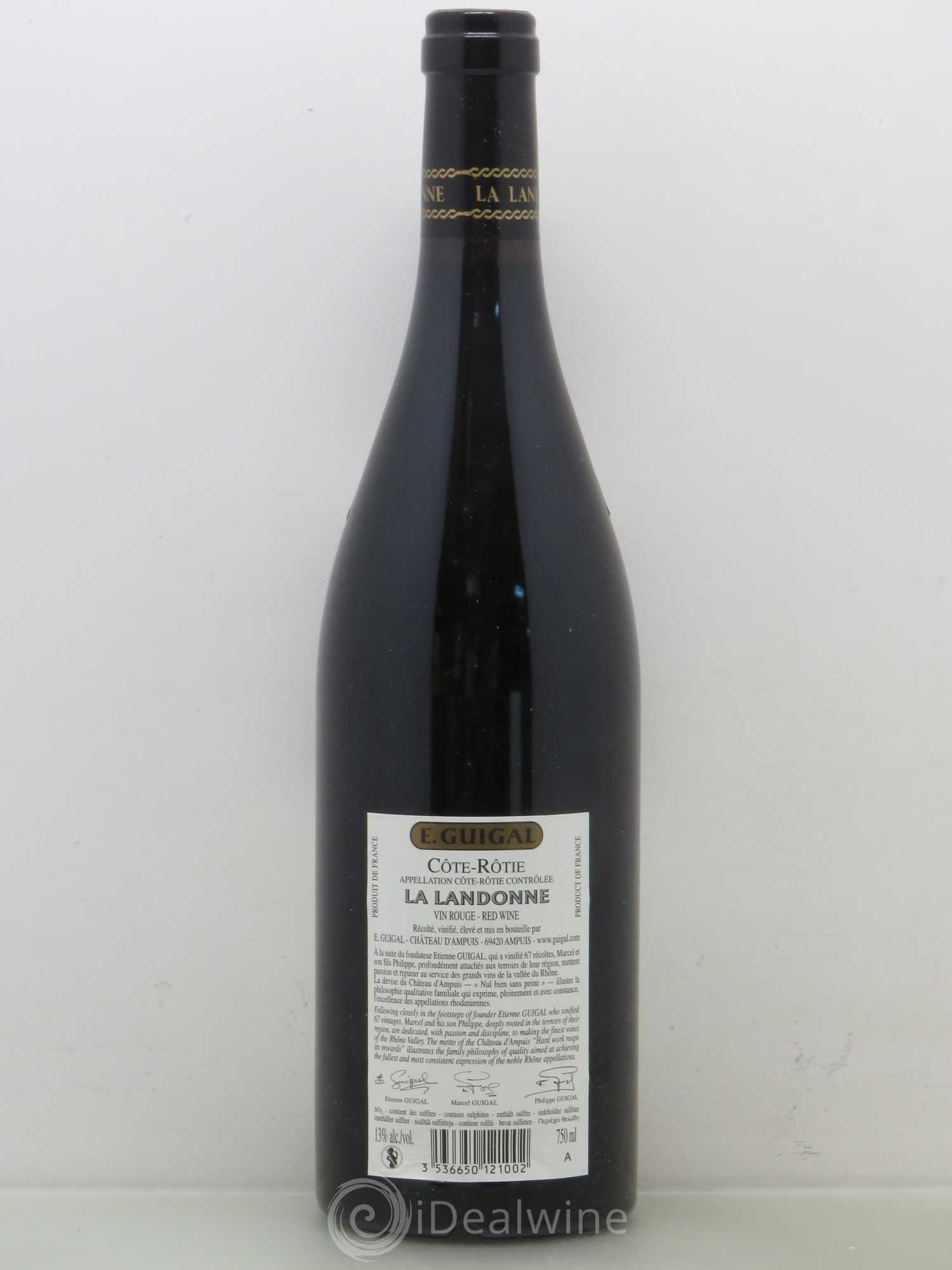 Côte-Rôtie La Landonne Guigal 2009 - Lot de 1 bouteille - 1