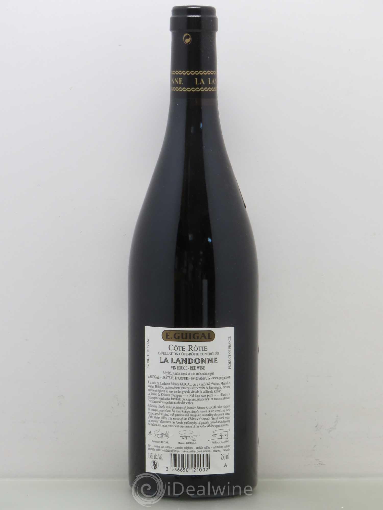 Côte-Rôtie La Landonne Guigal 2009 - Lot de 1 bouteille - 1