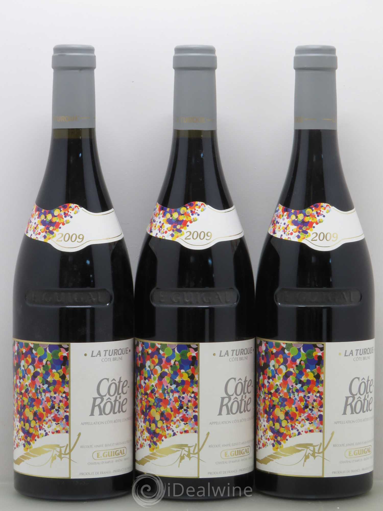 Côte-Rôtie La Turque Guigal 2009 - Lot de 3 bouteilles - 0