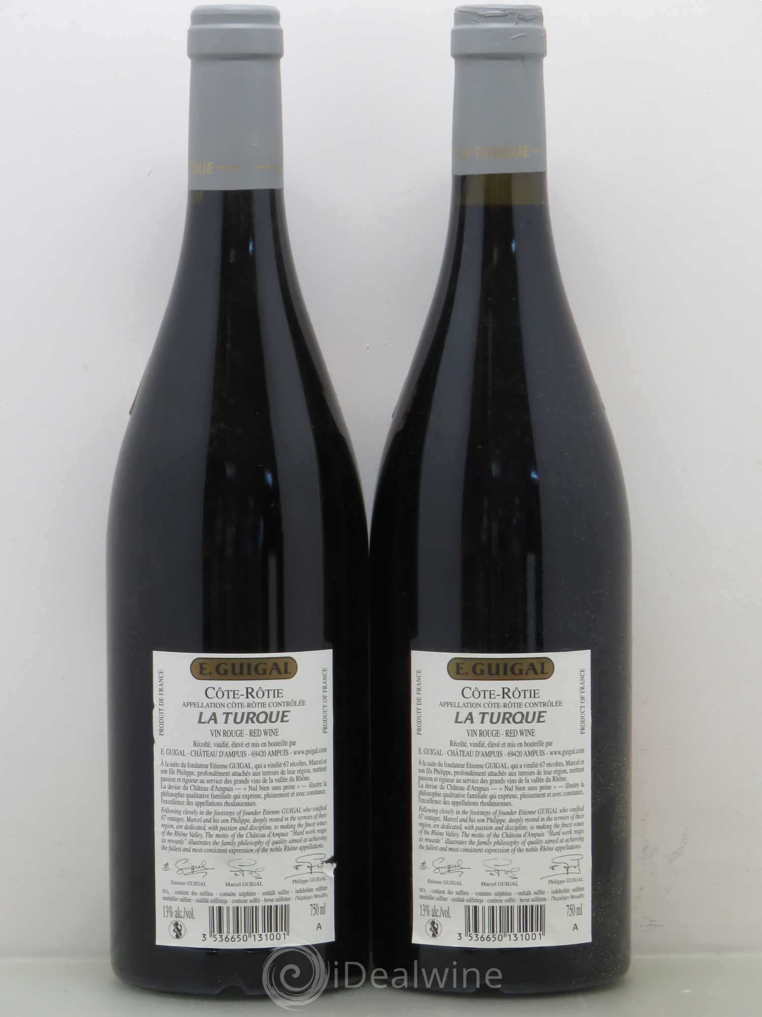 Côte-Rôtie La Turque Guigal 2009 - Lot de 2 bouteilles - 1
