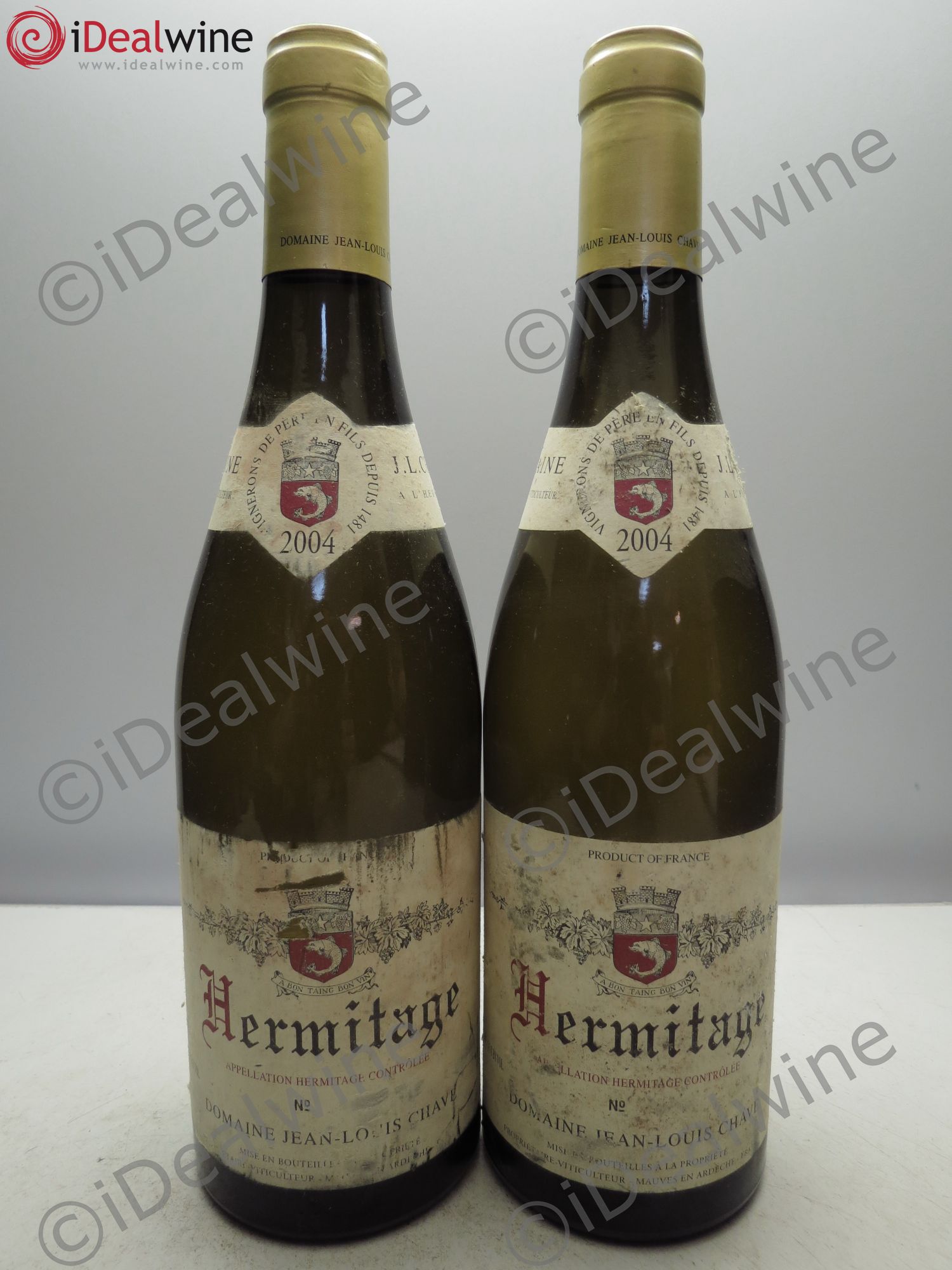 Hermitage Jean-Louis Chave 2004 - Lot de 2 bouteilles - 0