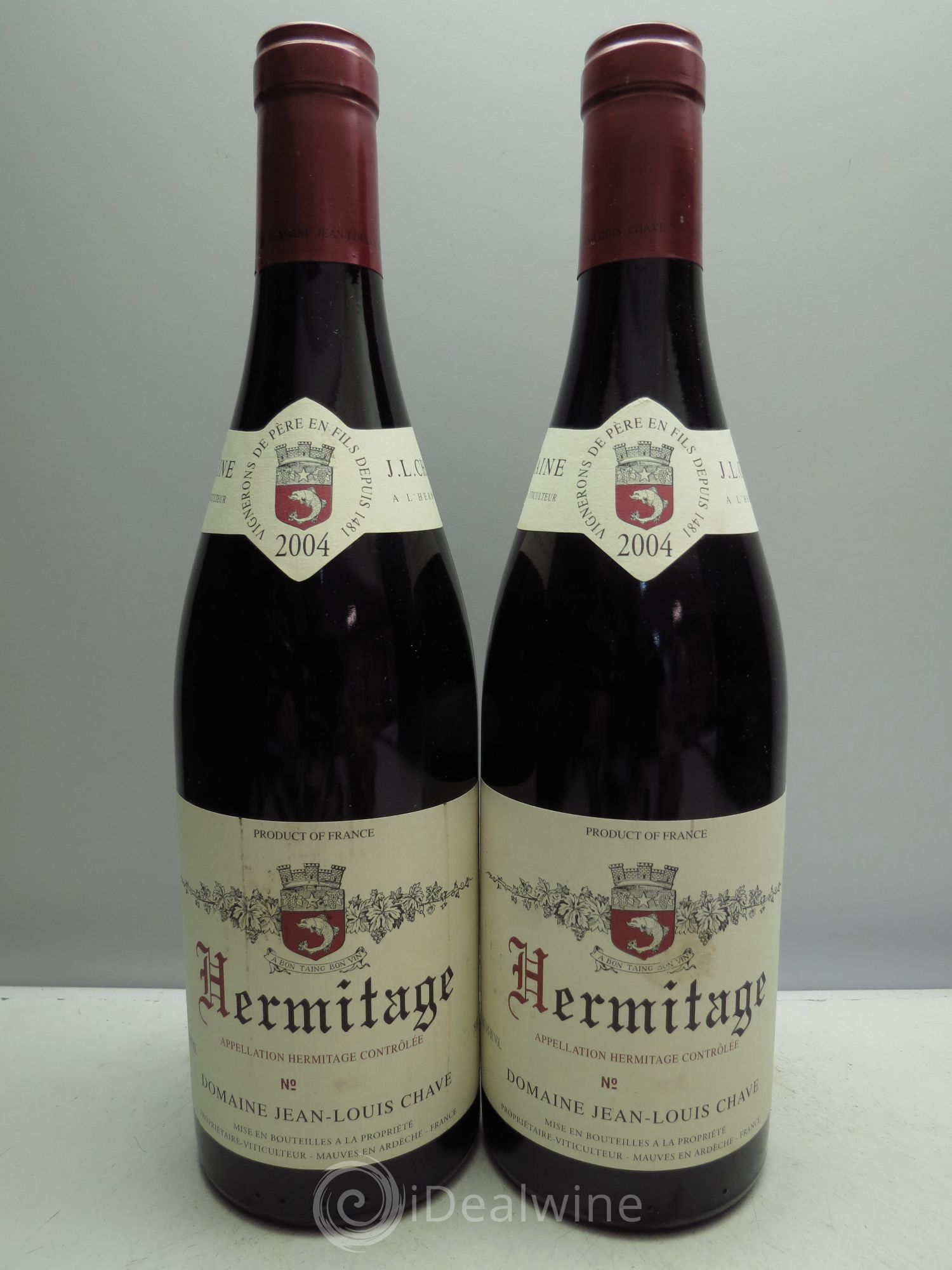 Hermitage Jean-Louis Chave 2004 - Lot de 2 bouteilles - 0