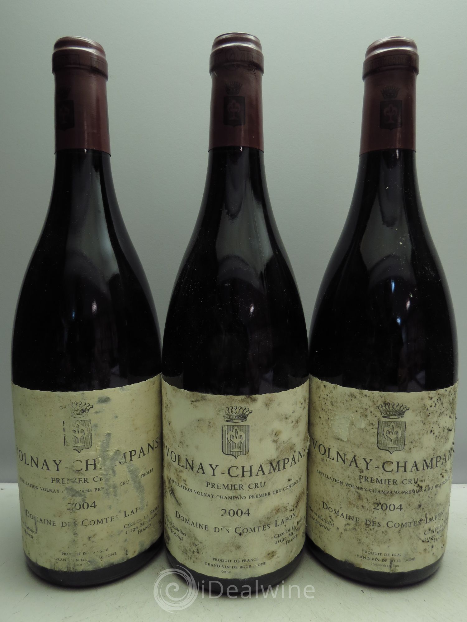 Volnay 1er Cru Champans Comtes Lafon (Domaine des) (sans prix de réserve) 2004 - Lot de 3 bouteilles - 0