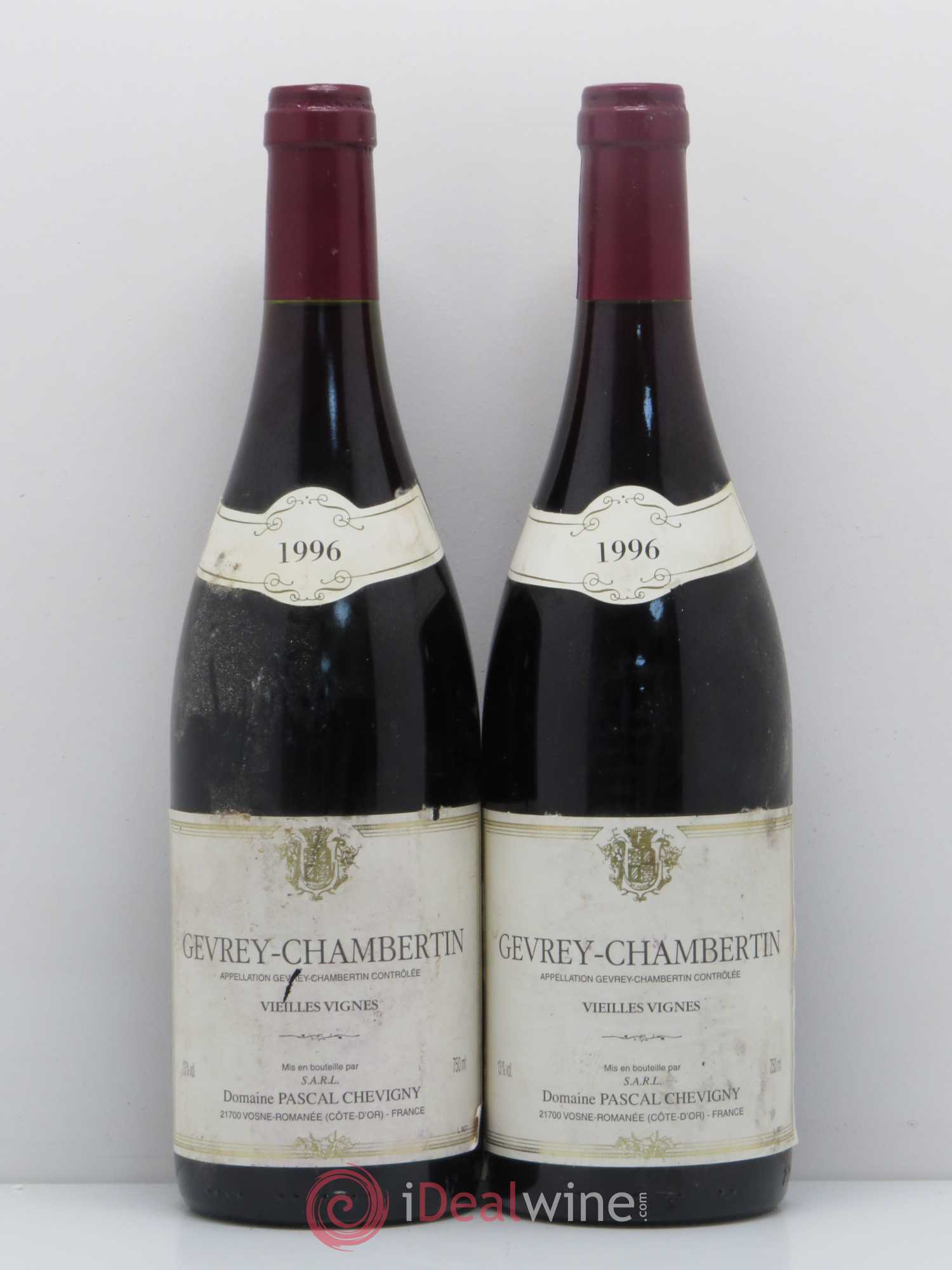 Gevrey-Chambertin Domaine Pascal Chevigny Vieilles vignes 1996 - Posten von 2 Flaschen - 0