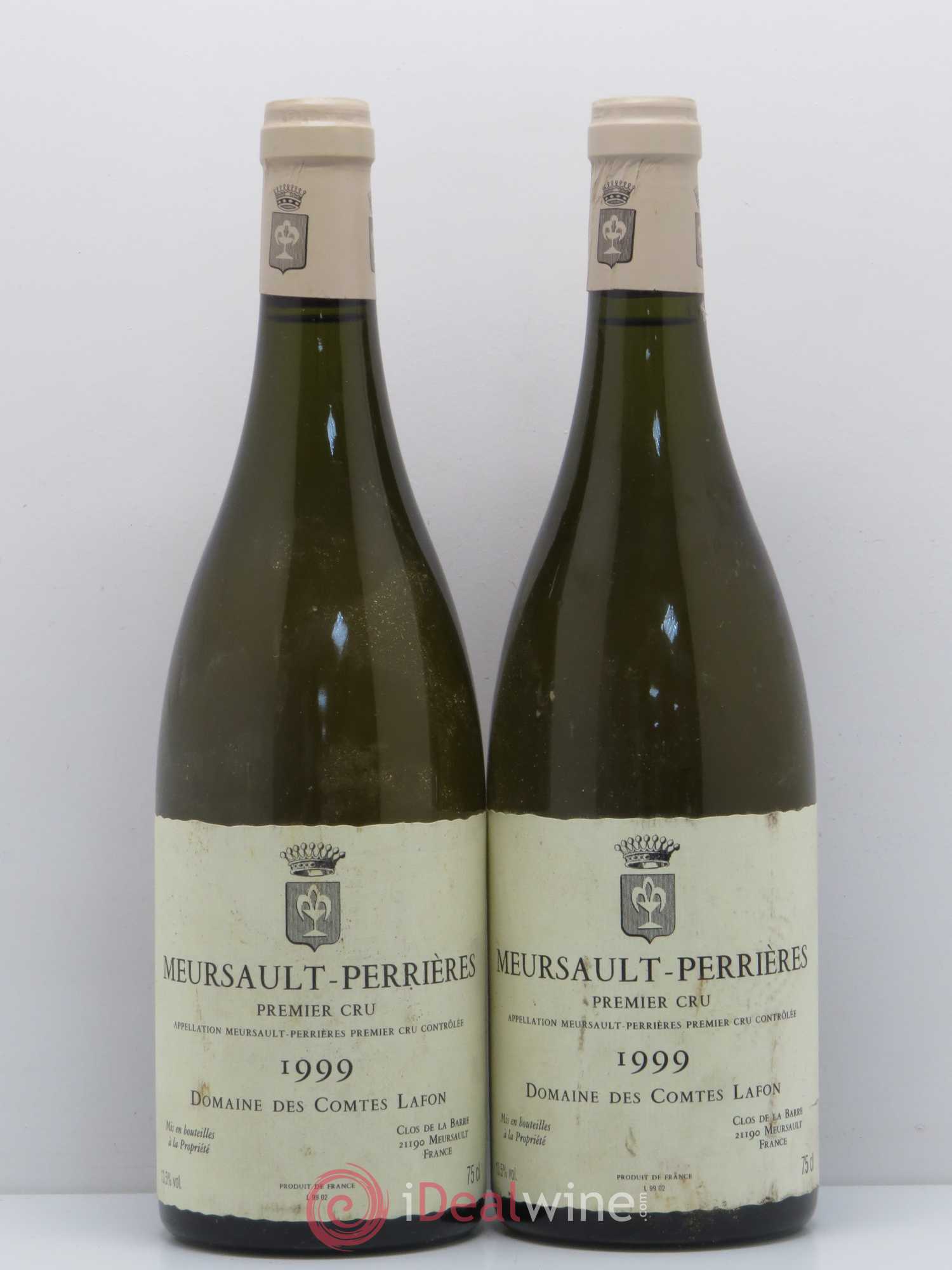Meursault 1er Cru Perrières Comtes Lafon (Domaine des) 1999 - Lot de 2 bouteilles - 0