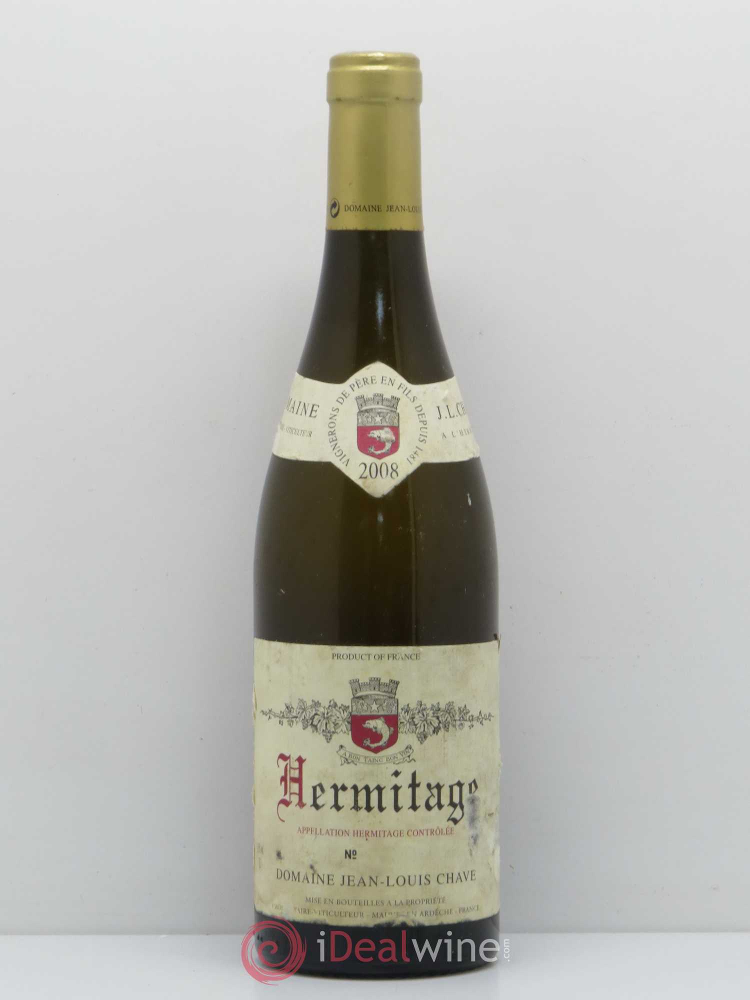 Hermitage Jean-Louis Chave 2008 - Lot de 1 bouteille - 0