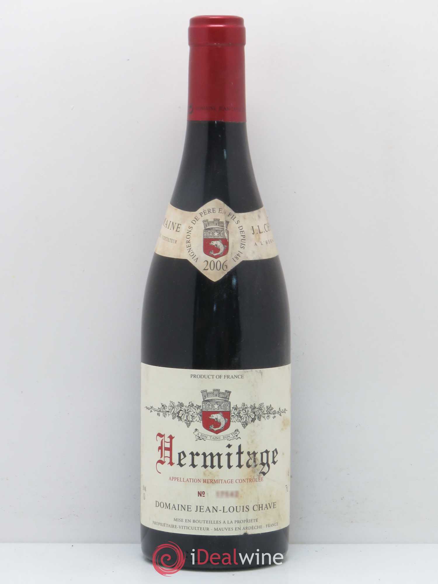 Hermitage Jean-Louis Chave 2006 - Lot de 1 bouteille - 0