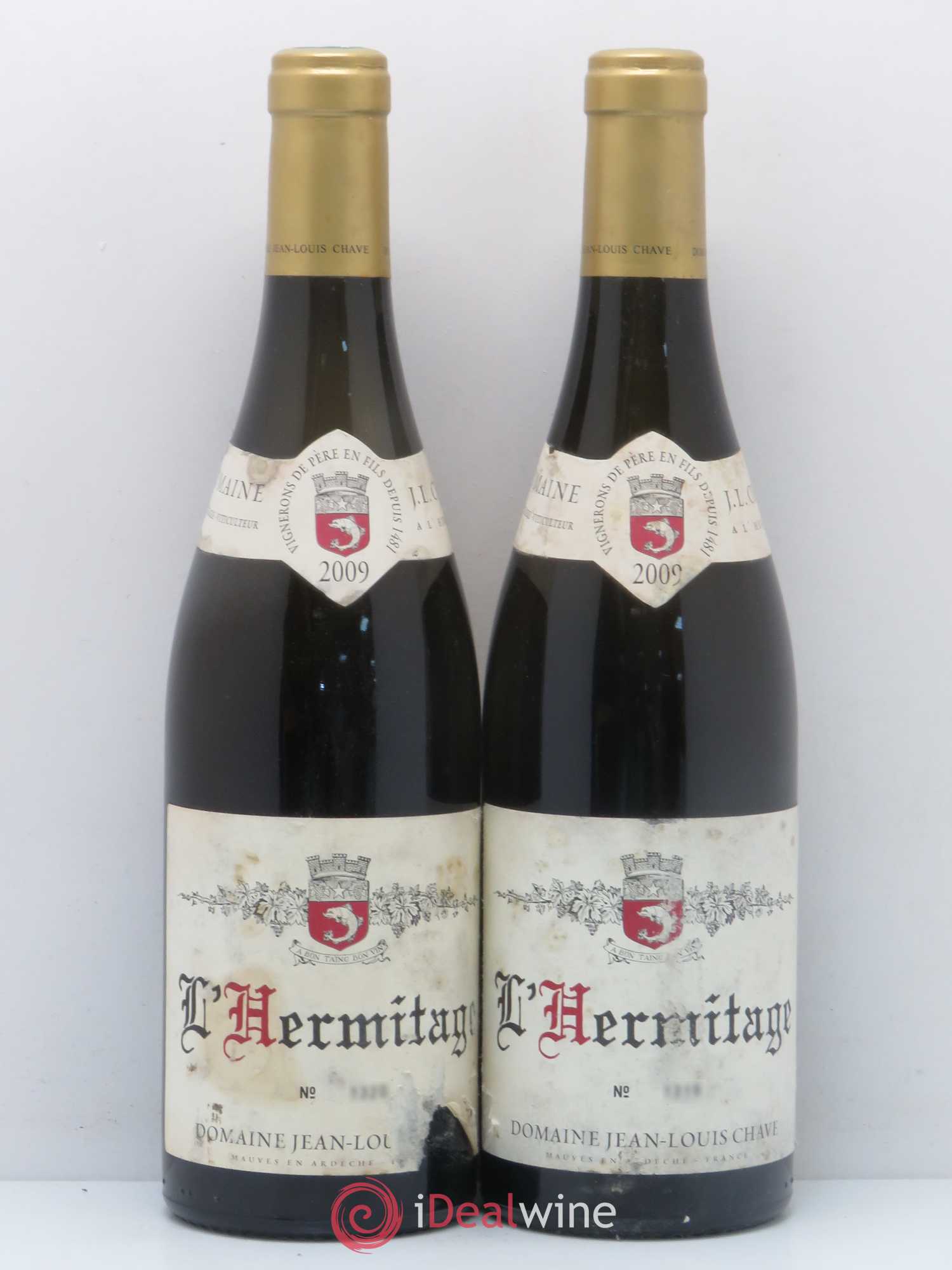 Hermitage Jean-Louis Chave 2009 - Lot de 2 bouteilles - 0
