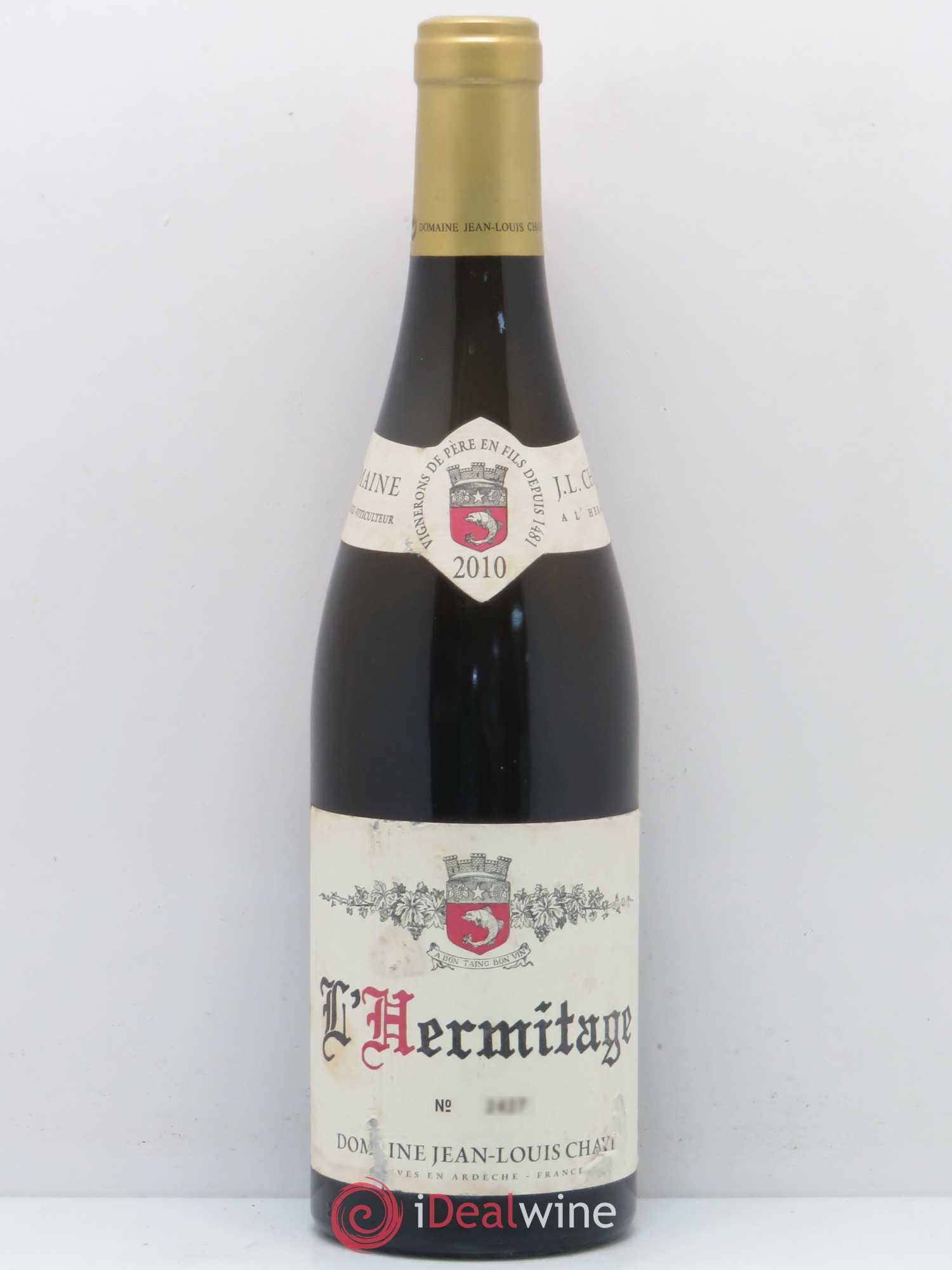 Hermitage Jean-Louis Chave 2010 - Lot de 1 bouteille - 0