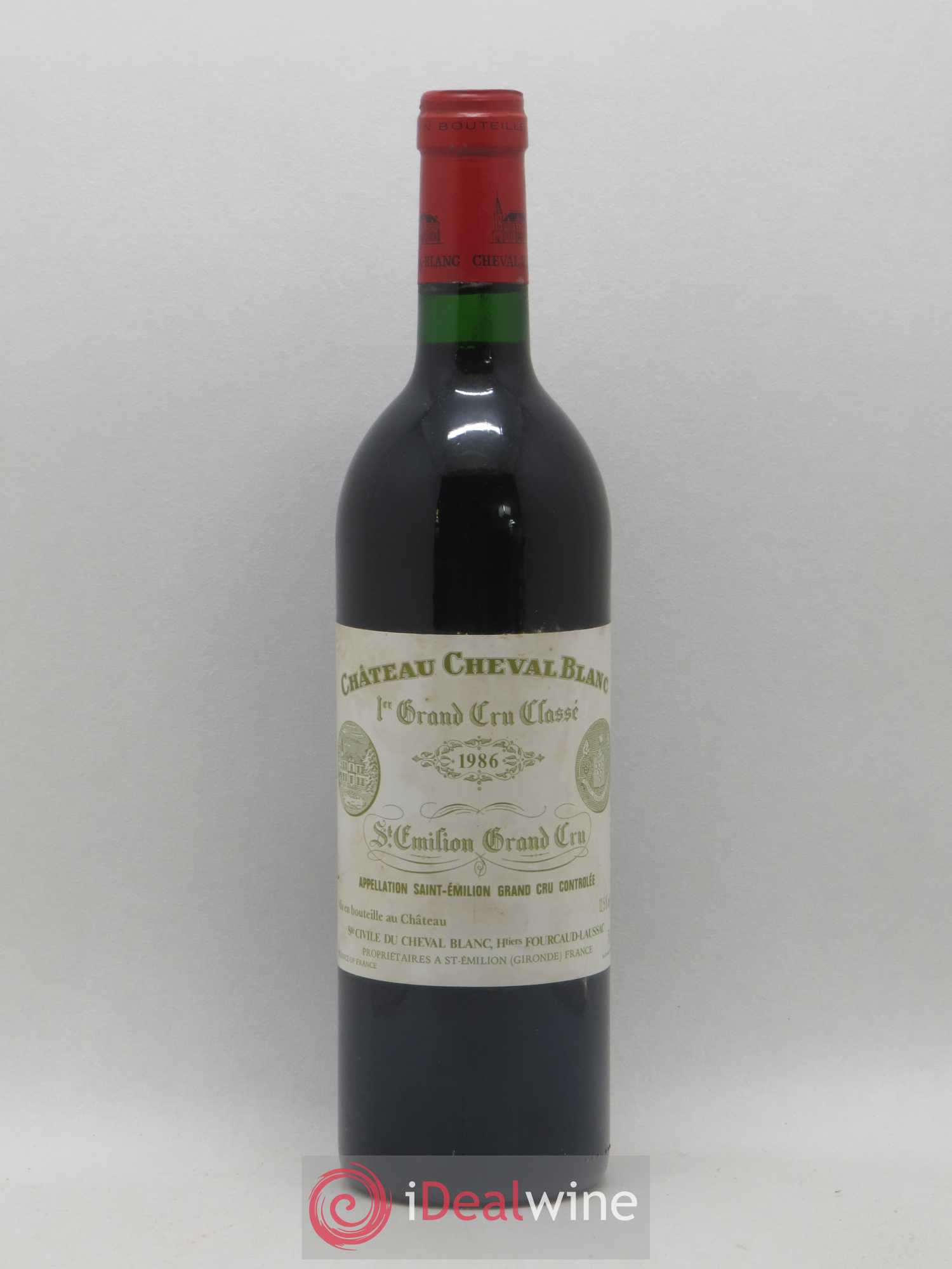 Château Cheval Blanc 1er Grand Cru Classé A 1986 - Lot de 1 bouteille - 0