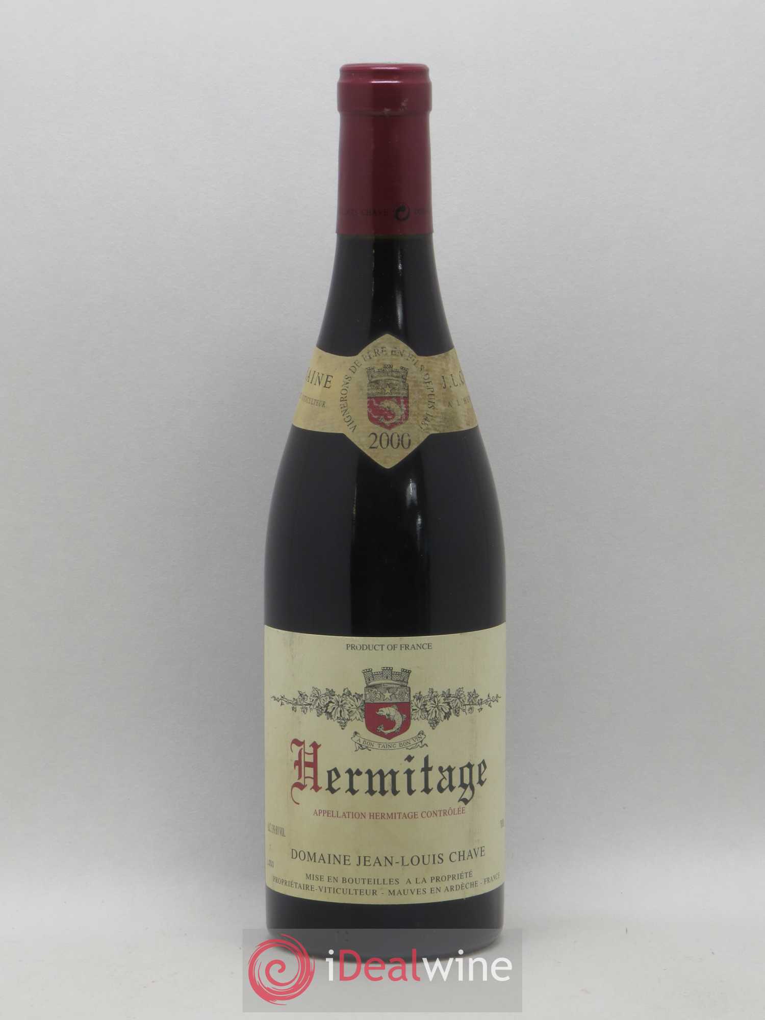 Hermitage Jean-Louis Chave 2000 - Lot de 1 bouteille - 0