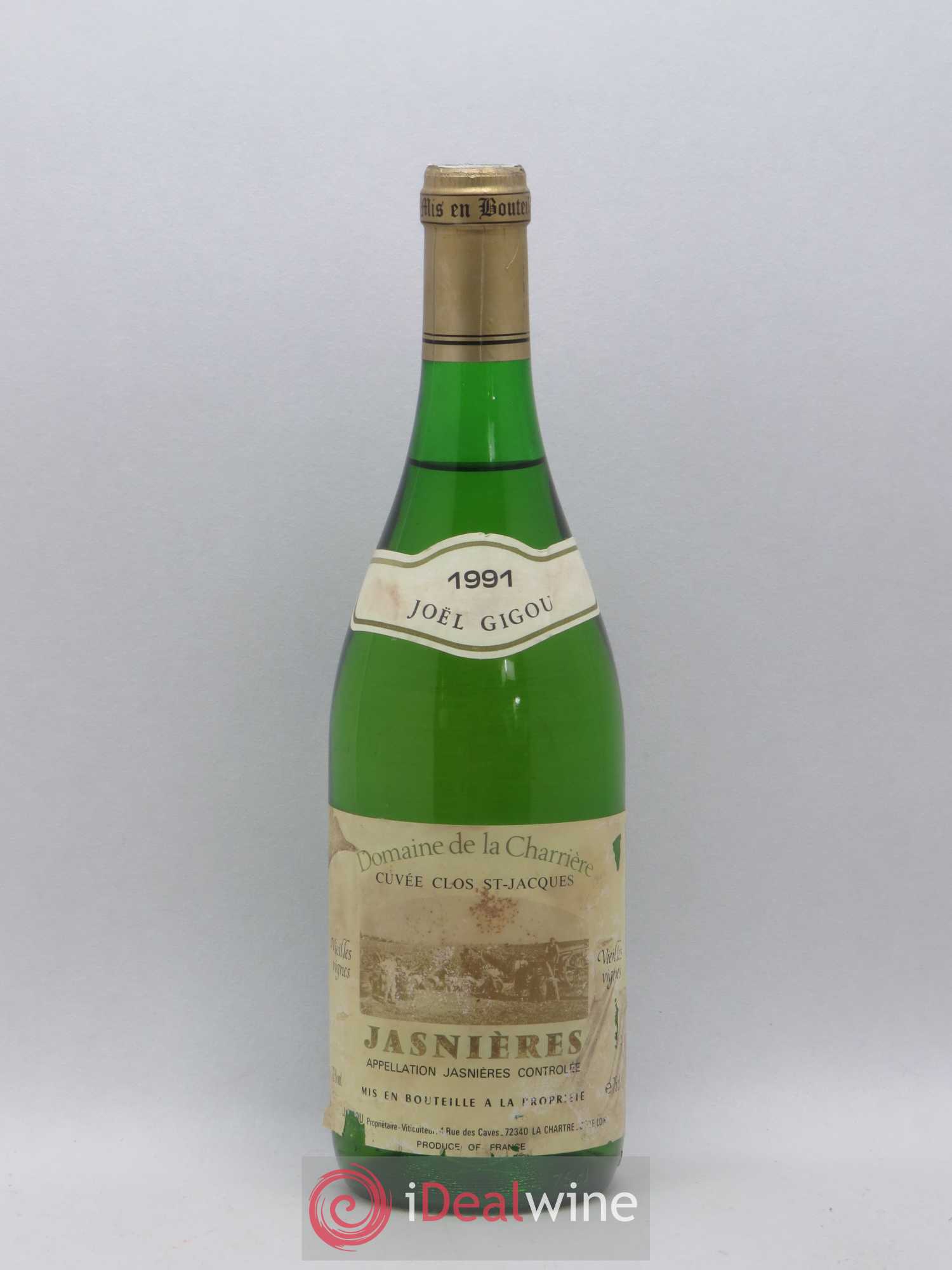 Jasnières Cuvée Clos St-Jacques Domaine de la Charrière 1991 - Posten von 1 Flasche - 0