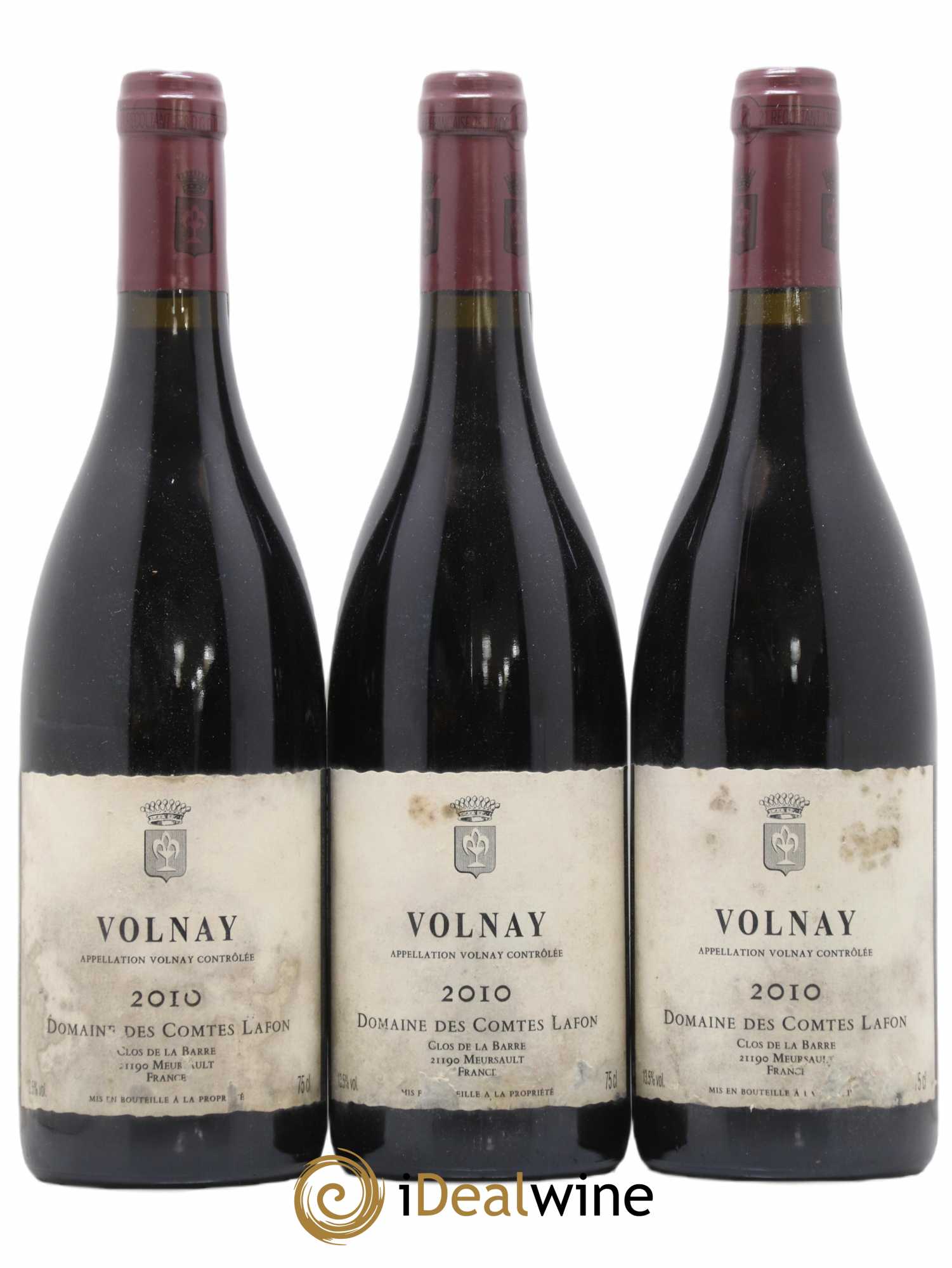 Volnay Comtes Lafon (Domaine des) 2010 - Lot de 3 bouteilles - 0