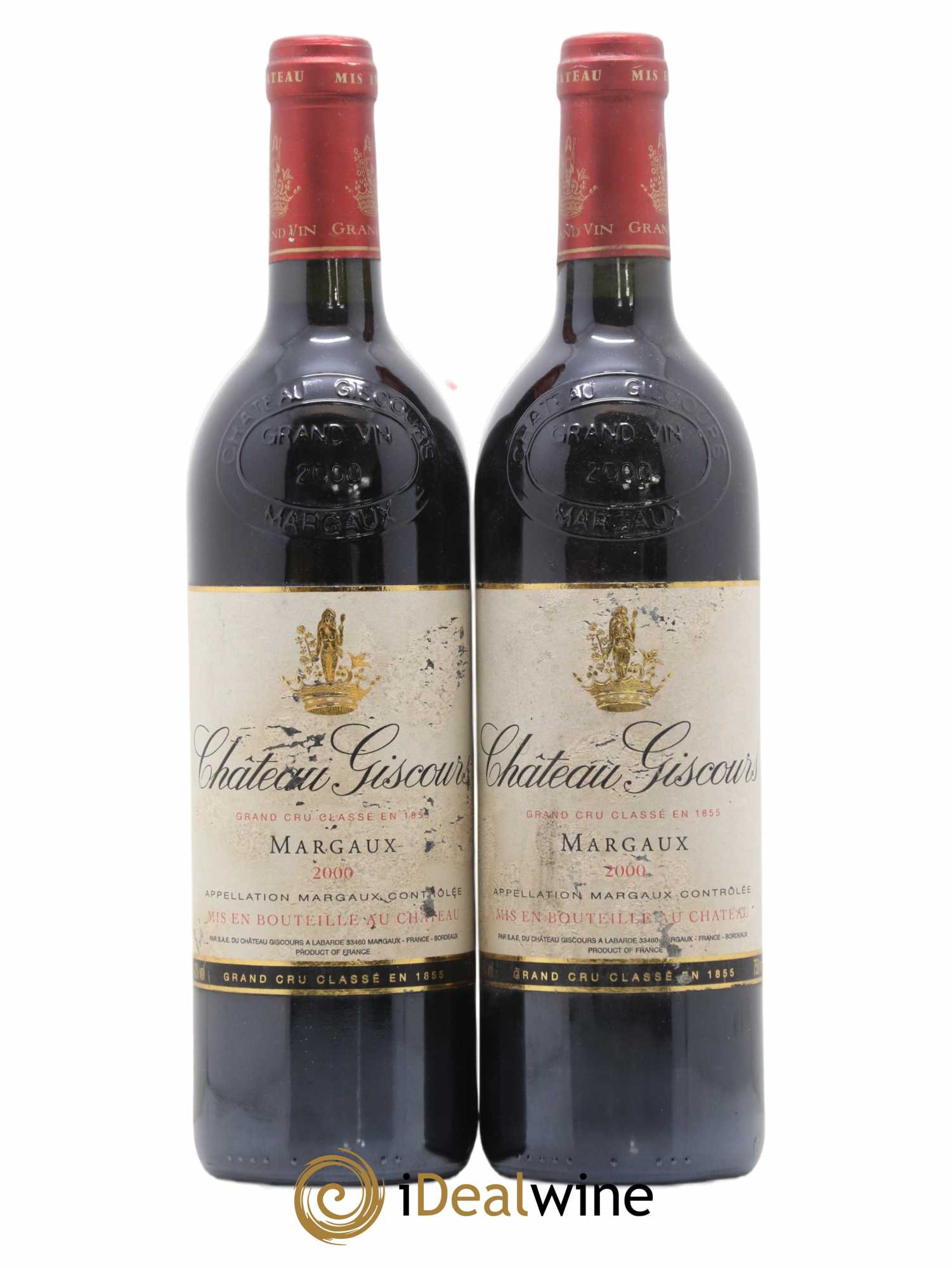 Château Giscours 3ème Grand Cru Classé 2000 - Lot de 2 bouteilles - 0