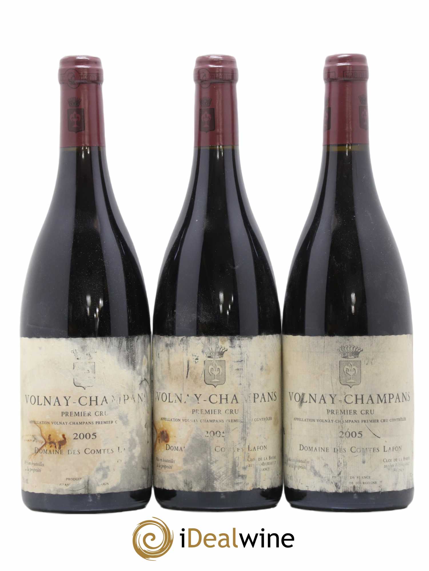 Volnay 1er Cru Champans Comtes Lafon (Domaine des) 2005 - Lot de 3 bouteilles - 0