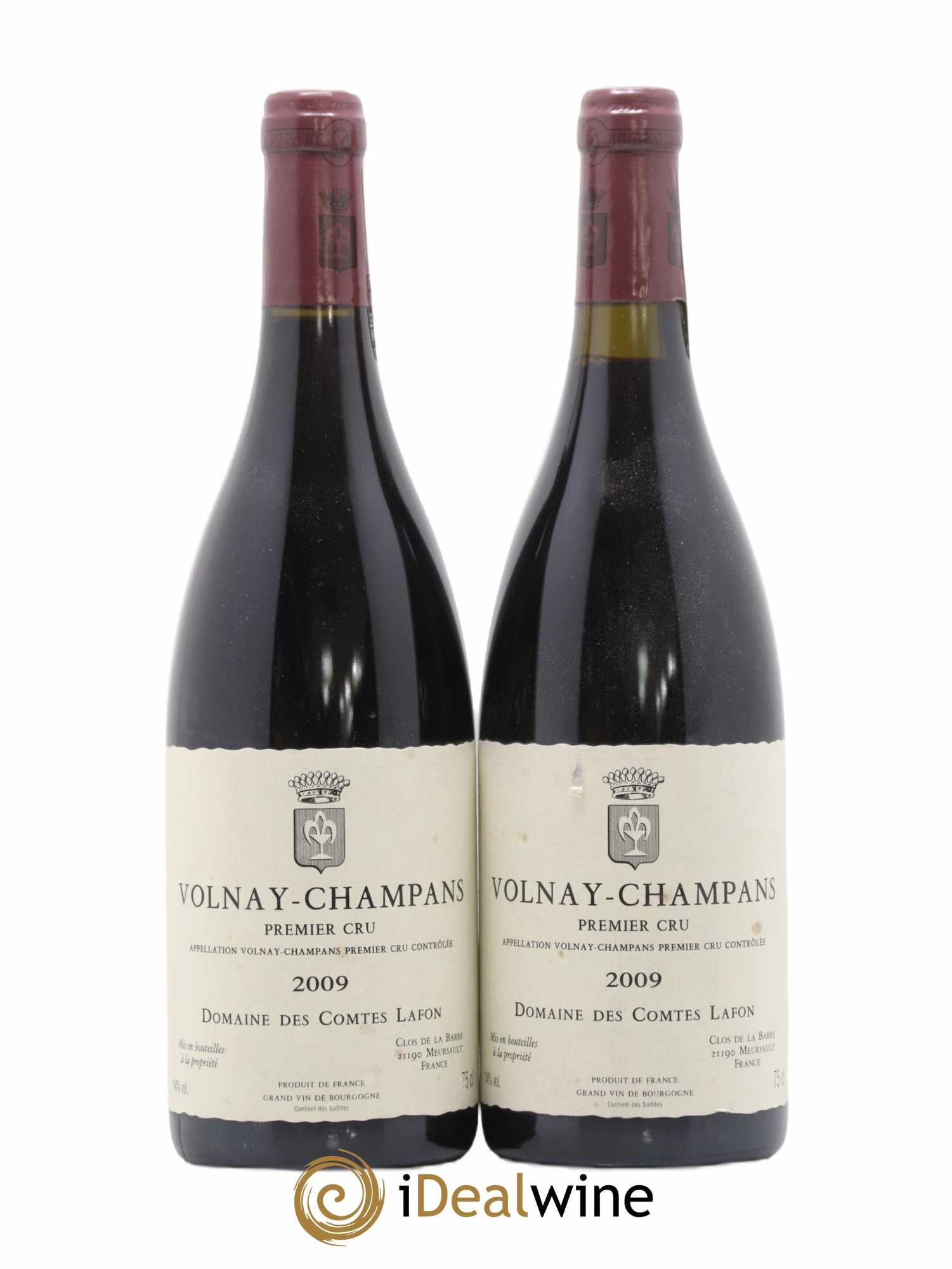 Volnay 1er Cru Champans Comtes Lafon (Domaine des) 2009 - Lot de 2 bouteilles - 0