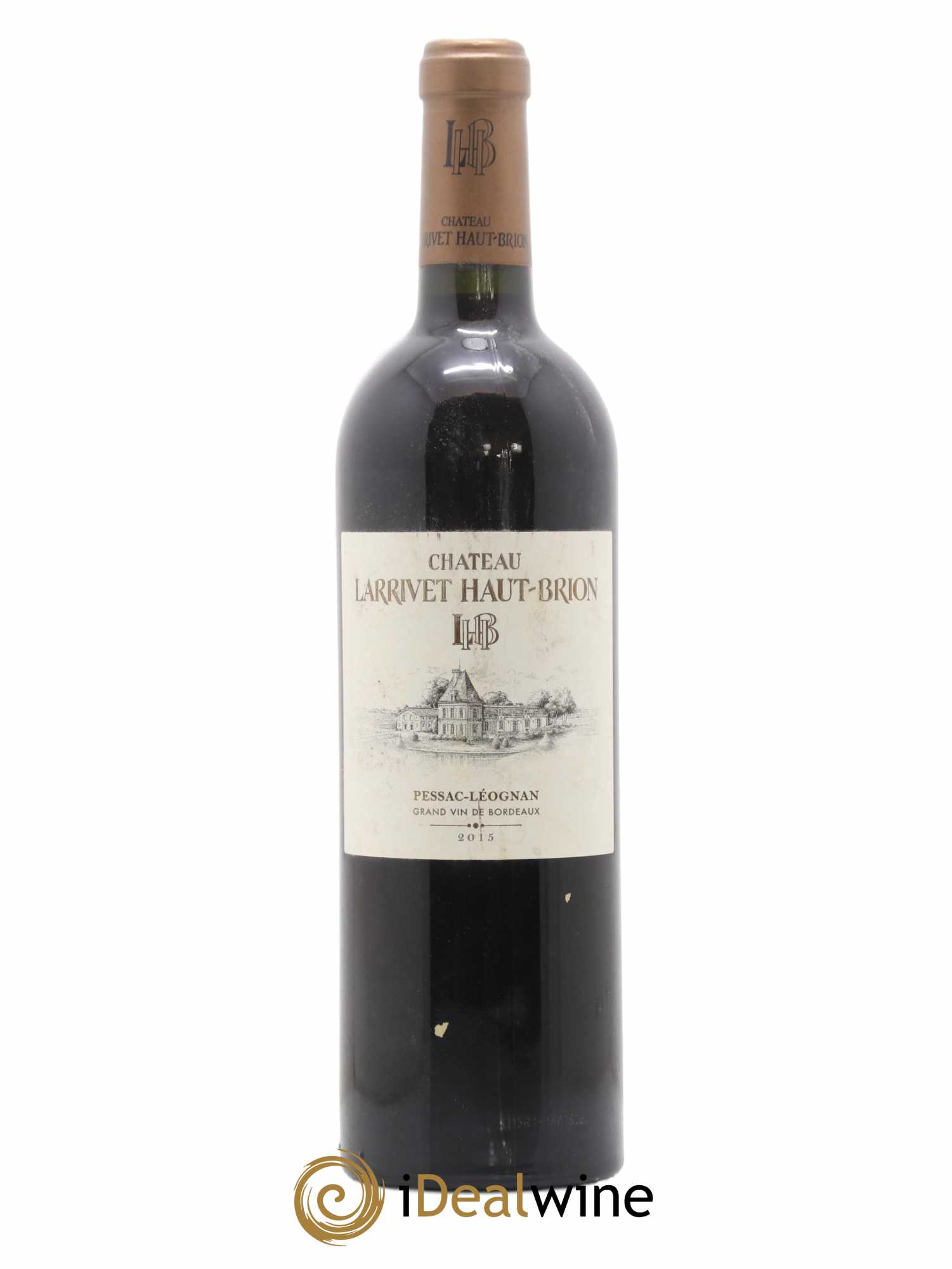 Château Larrivet Haut-Brion 2015 - Lot de 1 bouteille - 0