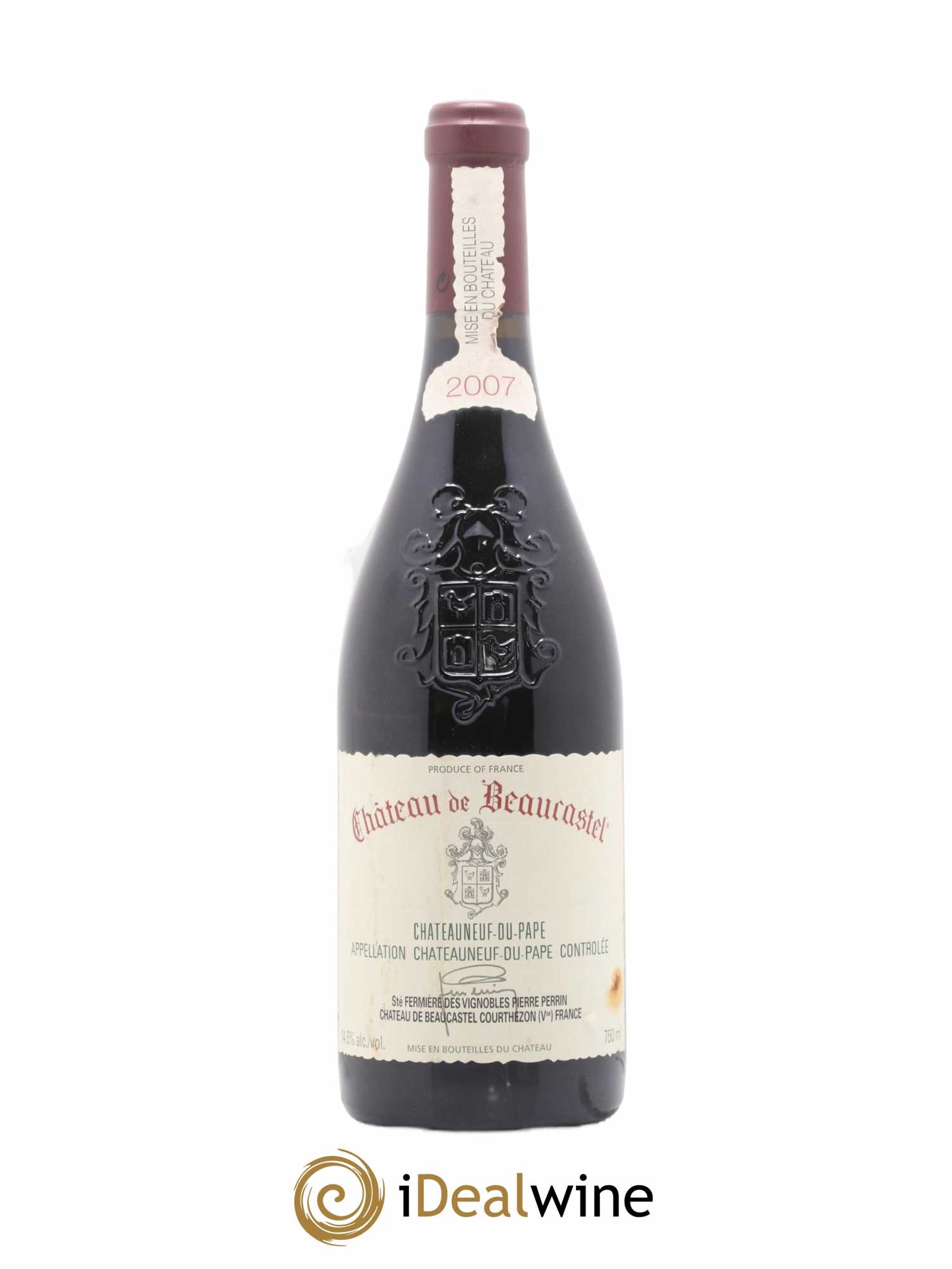 Châteauneuf-du-Pape Château de Beaucastel Famille Perrin 2007 - Lot de 1 bouteille - 0
