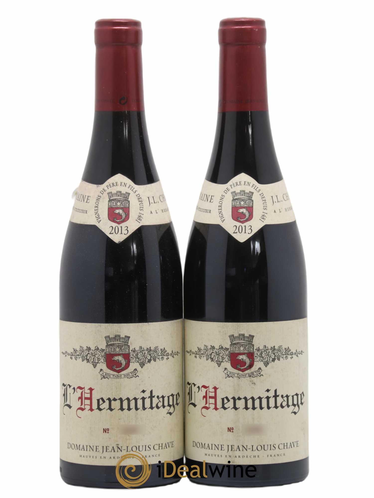 Hermitage Jean-Louis Chave 2013 - Lot de 2 bouteilles - 0