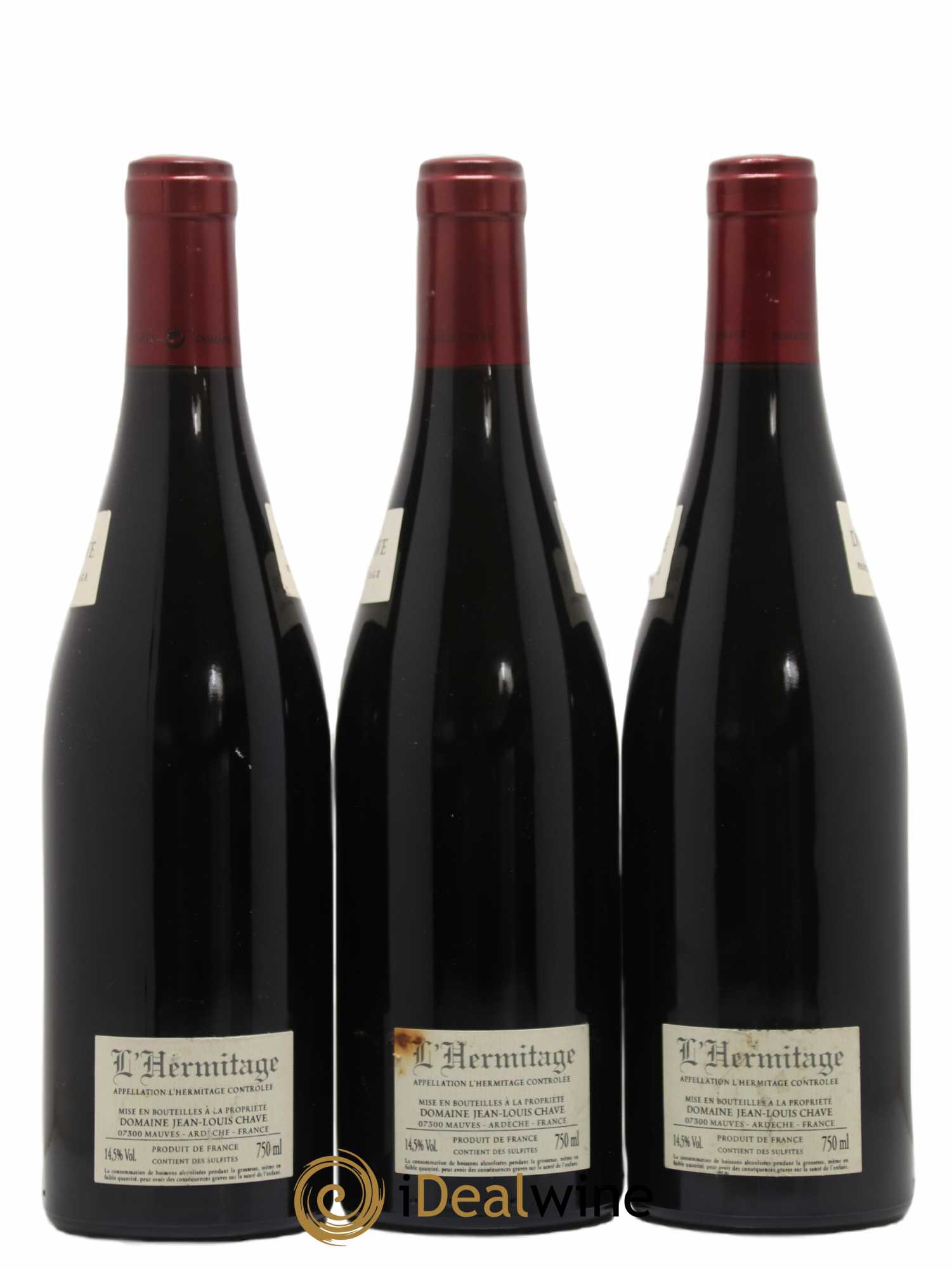 Hermitage Jean-Louis Chave 2014 - Lot de 3 bouteilles - 1