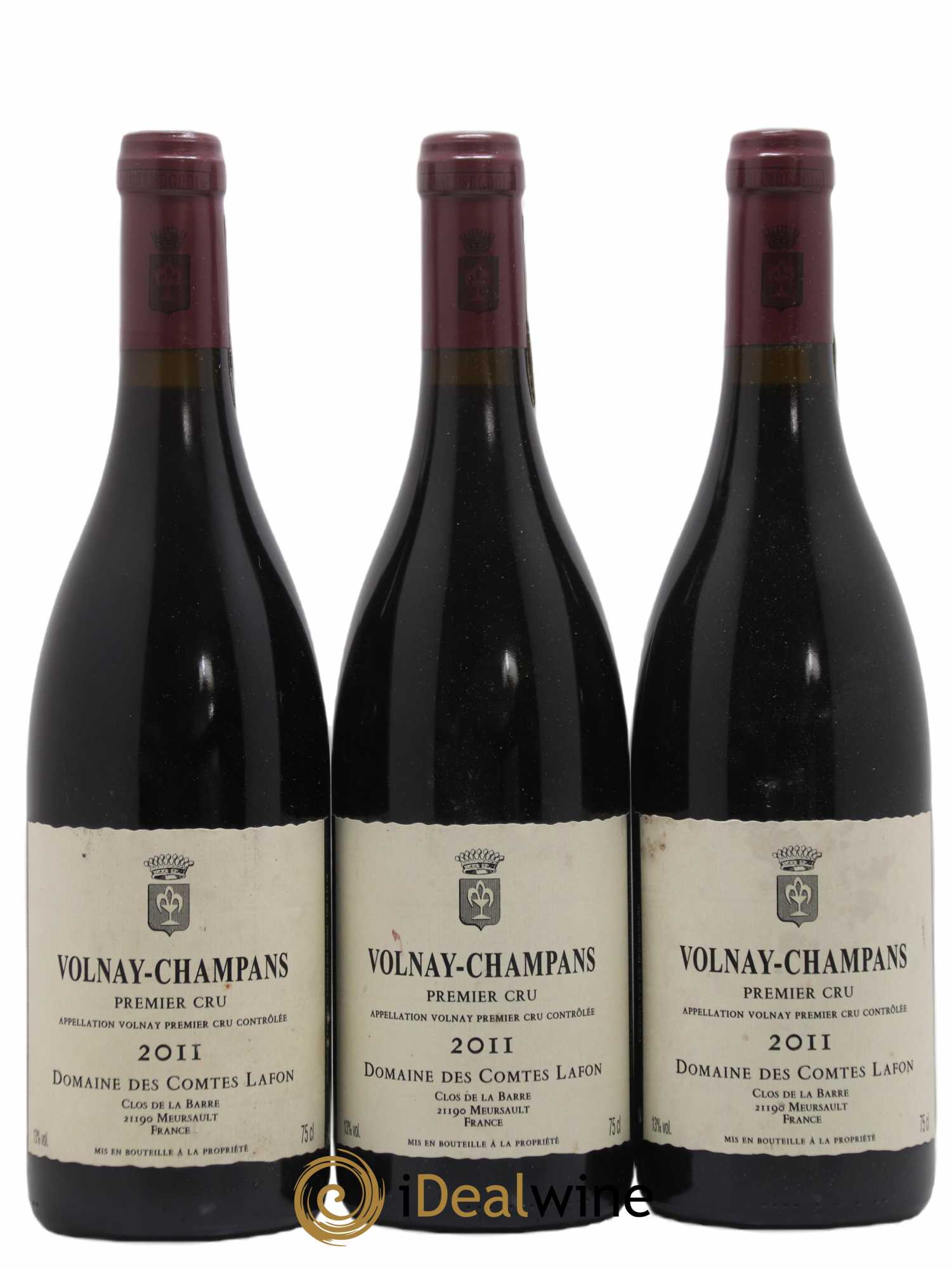 Volnay 1er Cru Champans Comtes Lafon (Domaine des) 2011 - Lot de 3 bouteilles - 0