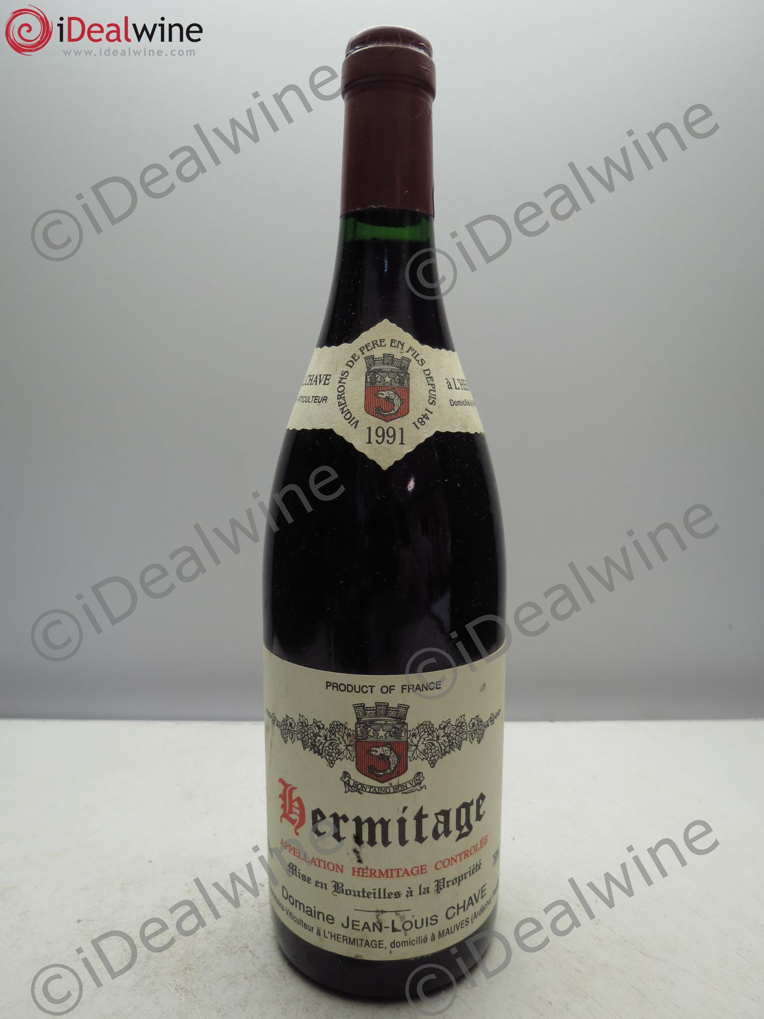 Hermitage Jean-Louis Chave 1991 - Lot de 1 bouteille - 0