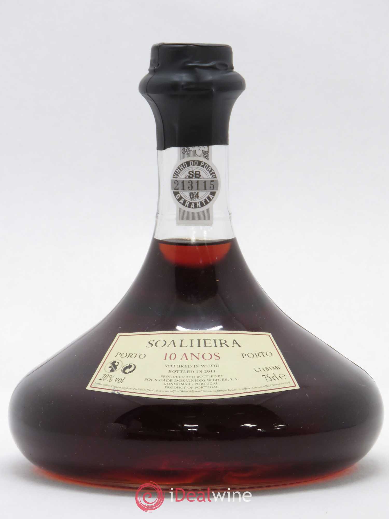 Porto Borges Soalheira 10 ans - Lot de 1 bouteille - 0