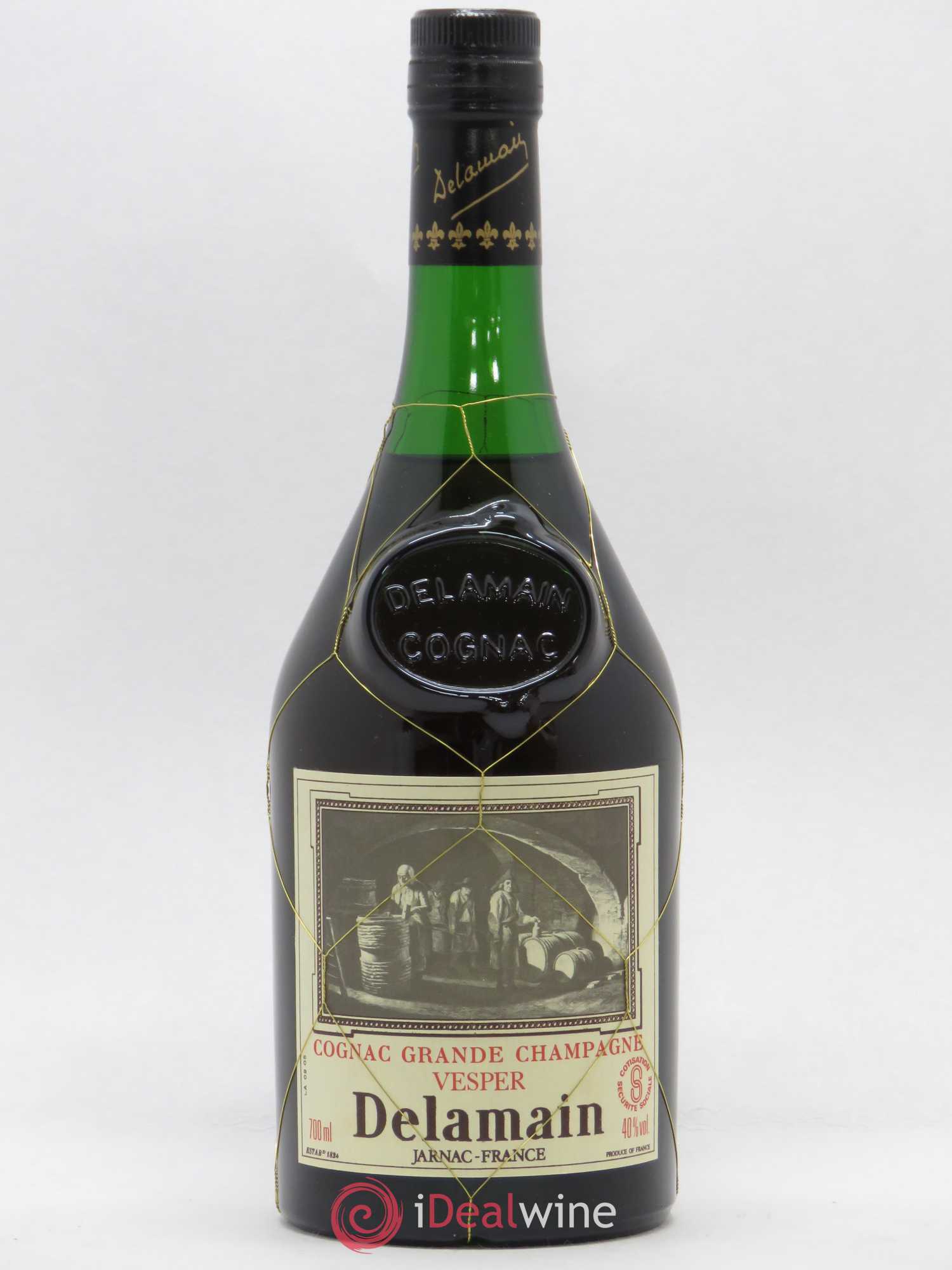 Cognac Delamain 40 years 1976 Grande Champagne Chai Millésimé Vesper - Lot de 1 bouteille - 0
