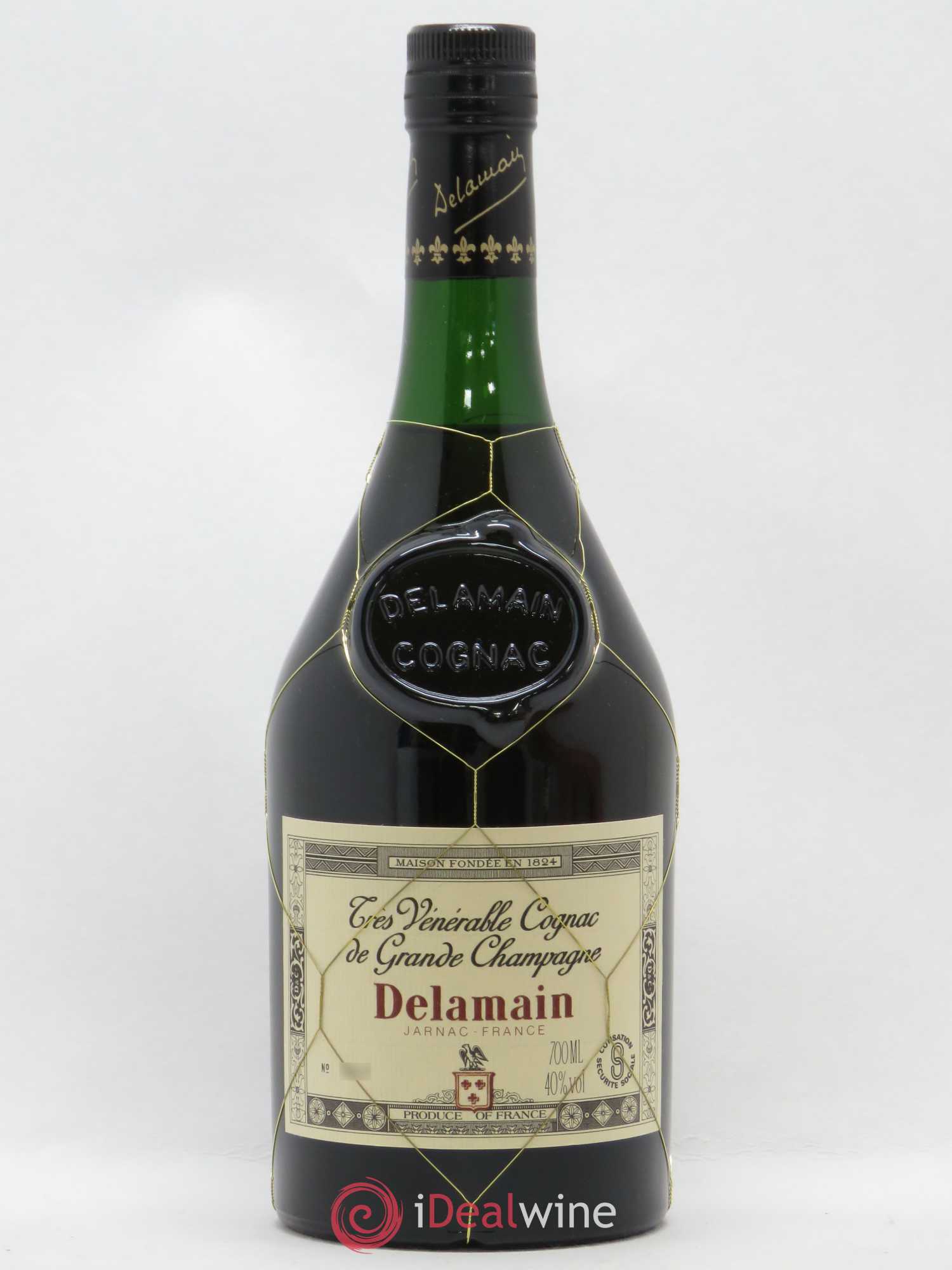 Cognac Delamain 40 years 1976 Grande Champagne Chai Millésimé Très Vénérable Cognac de Grande Champagne - Posten von 1 Flasche - 0