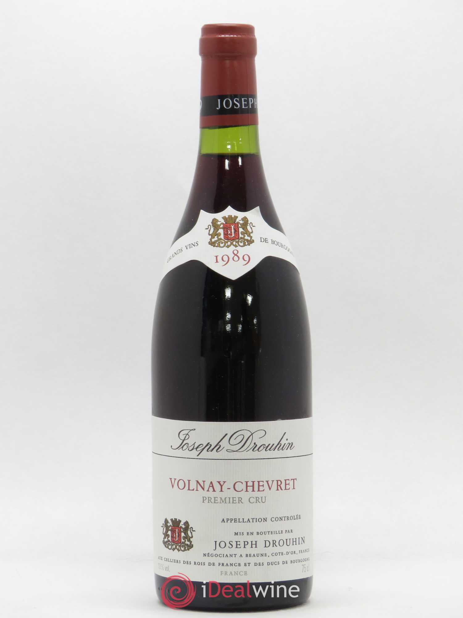 Volnay 1er Cru Cuvée Les Chevrets Joseph Drouin 1989 - Posten von 1 Flasche - 0