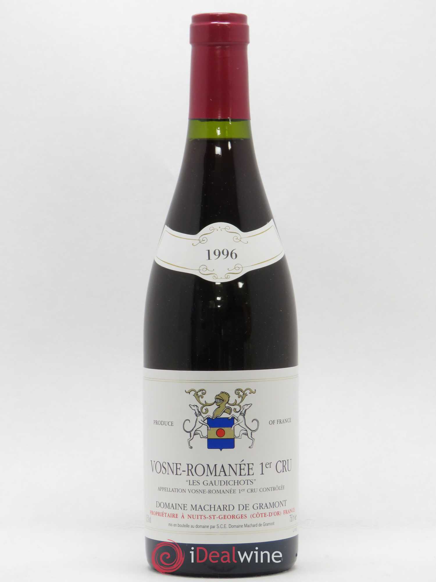 Vosne-Romanée 1er Cru Les Gaudichots Domaine Machard et Gramont 1996 - Posten von 1 Flasche - 0