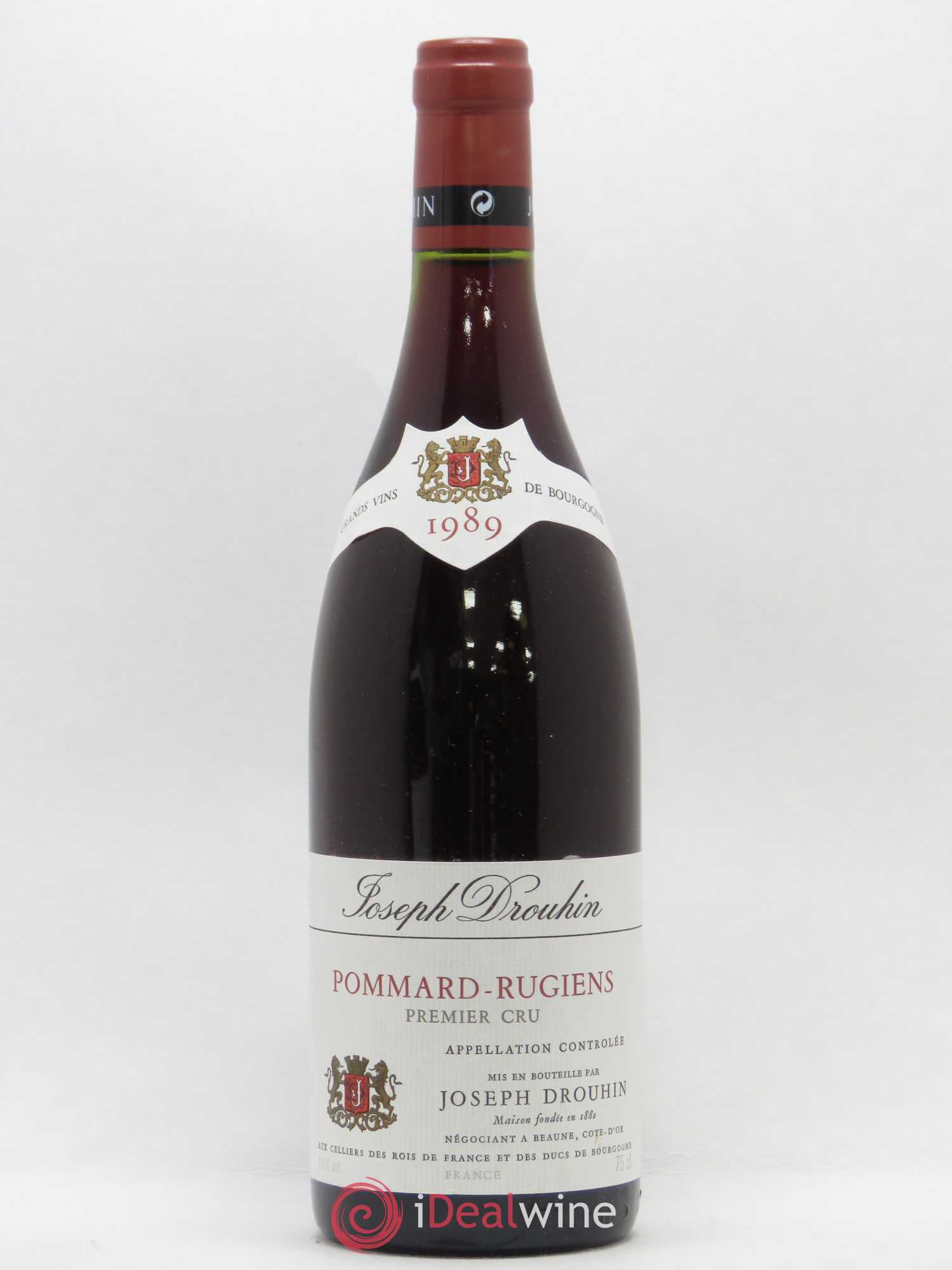 Pommard 1er Cru Rugiens Joseph Drouhin 1989 - Lot de 1 bouteille - 0