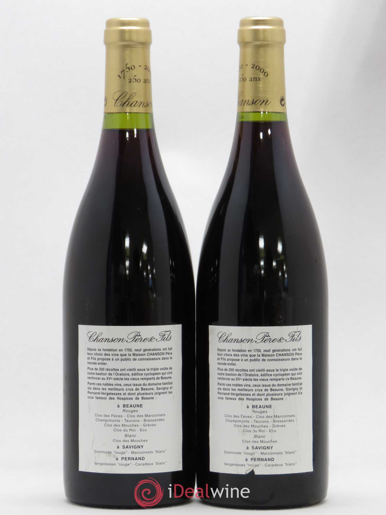 Grands-Echezeaux Grand Cru Chanson 1996 - Lot de 2 bouteilles - 1
