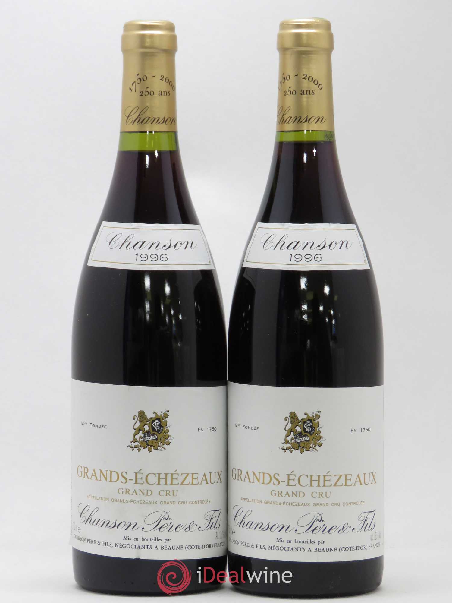 Grands-Echezeaux Grand Cru Chanson 1996 - Lot de 2 bouteilles - 0