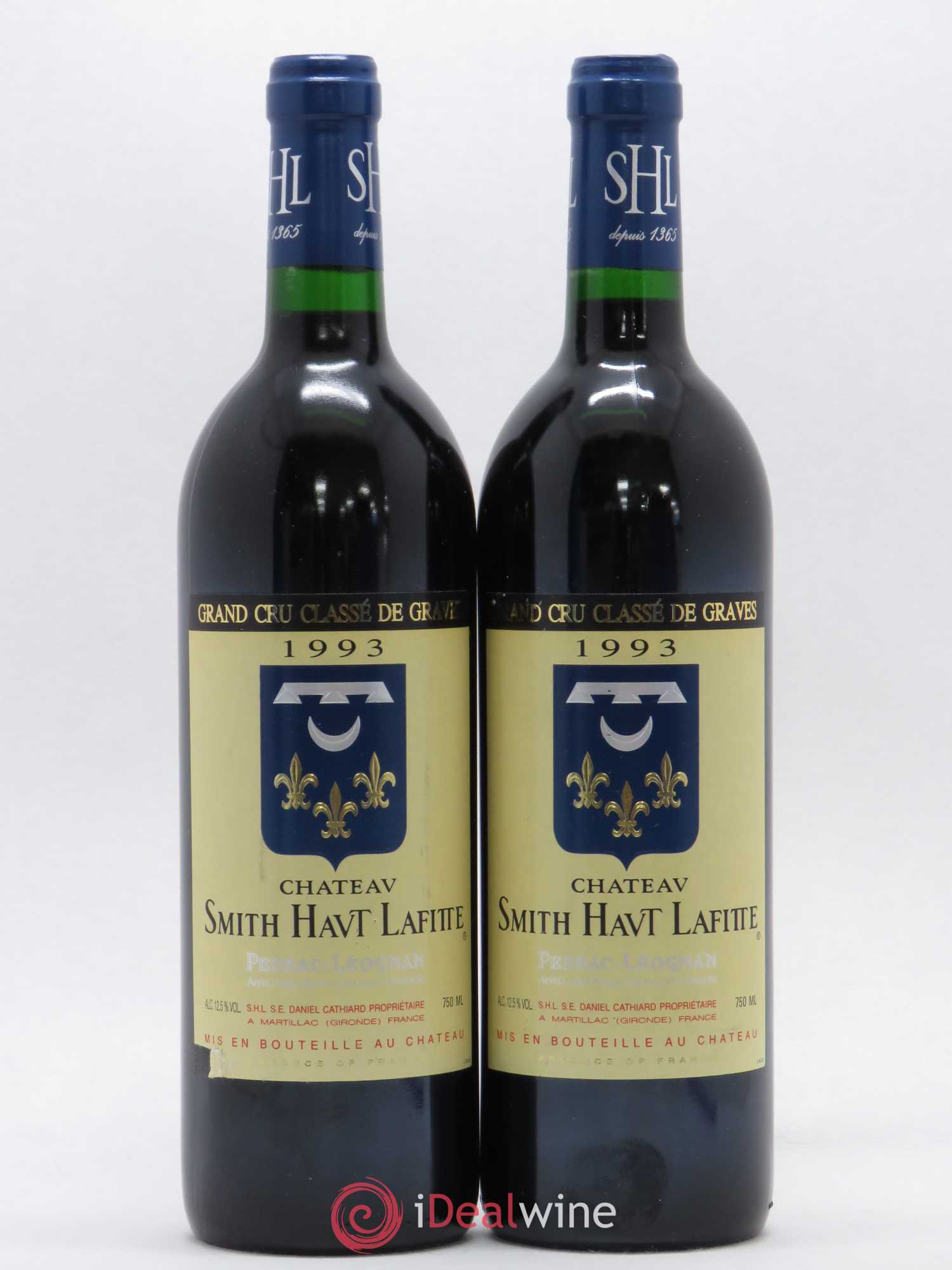 Château Smith Haut Lafitte Cru Classé de Graves 1993 - Lot de 2 bouteilles - 0