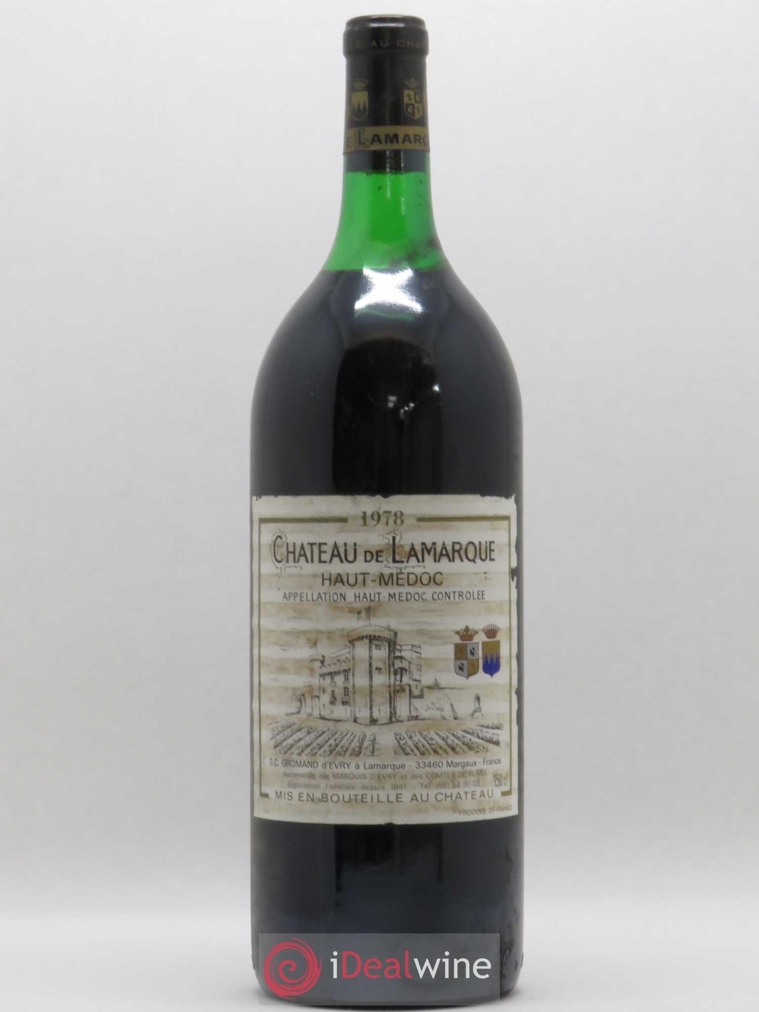 Château de Lamarque Cru Bourgeois 1978 - Lot de 1 magnum - 0