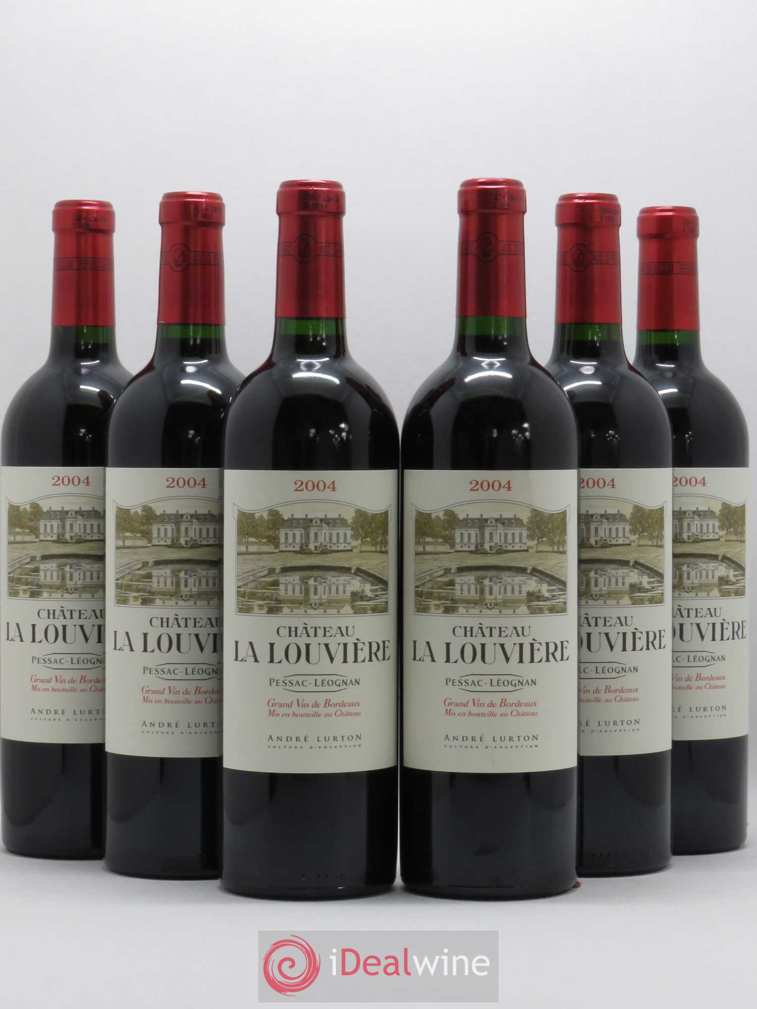 Château la Louvière 2004 - Lot de 6 bouteilles - 0