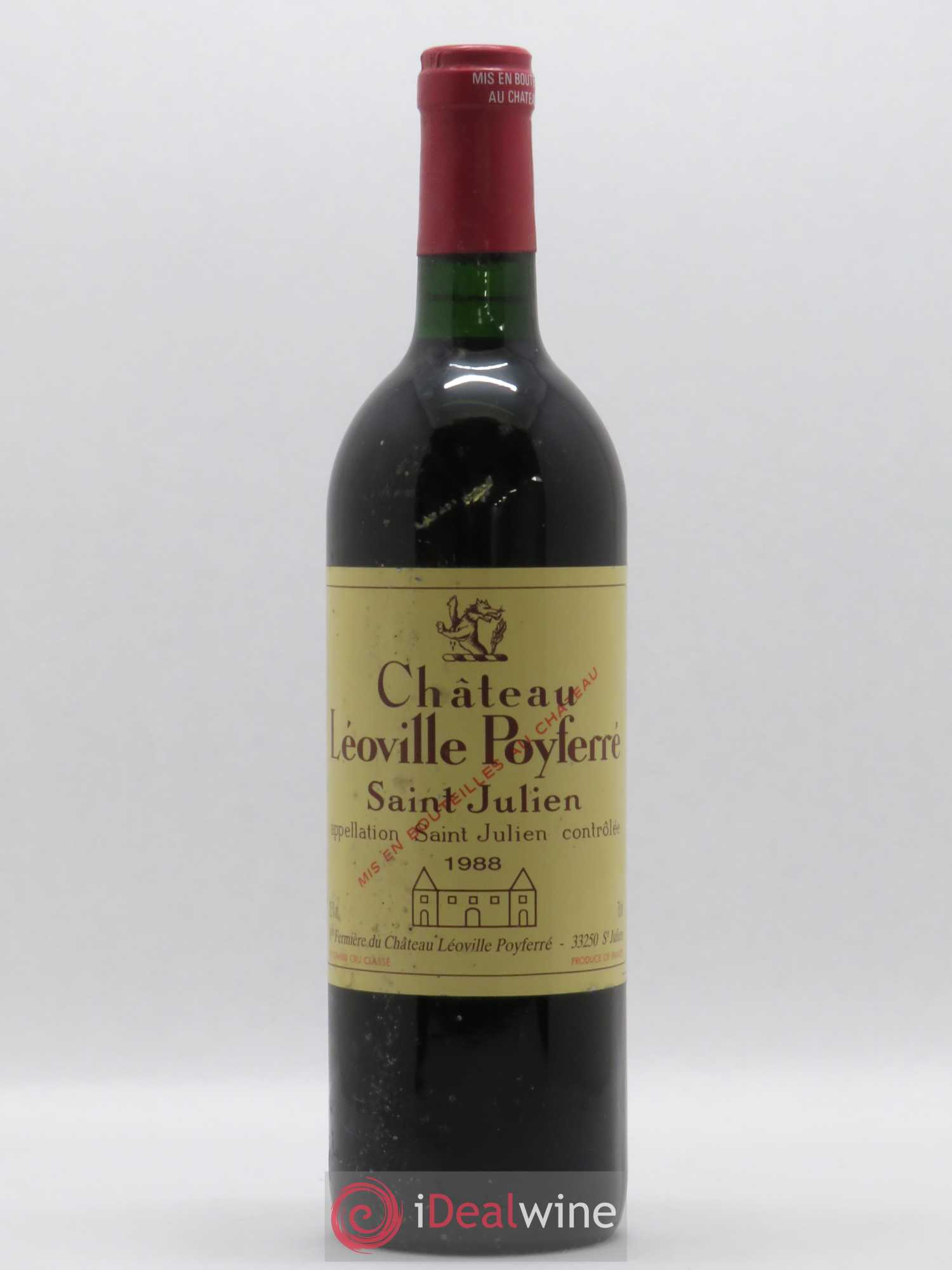 Château Léoville Poyferré 2ème Grand Cru Classé 1988 - Lot de 1 bouteille - 0