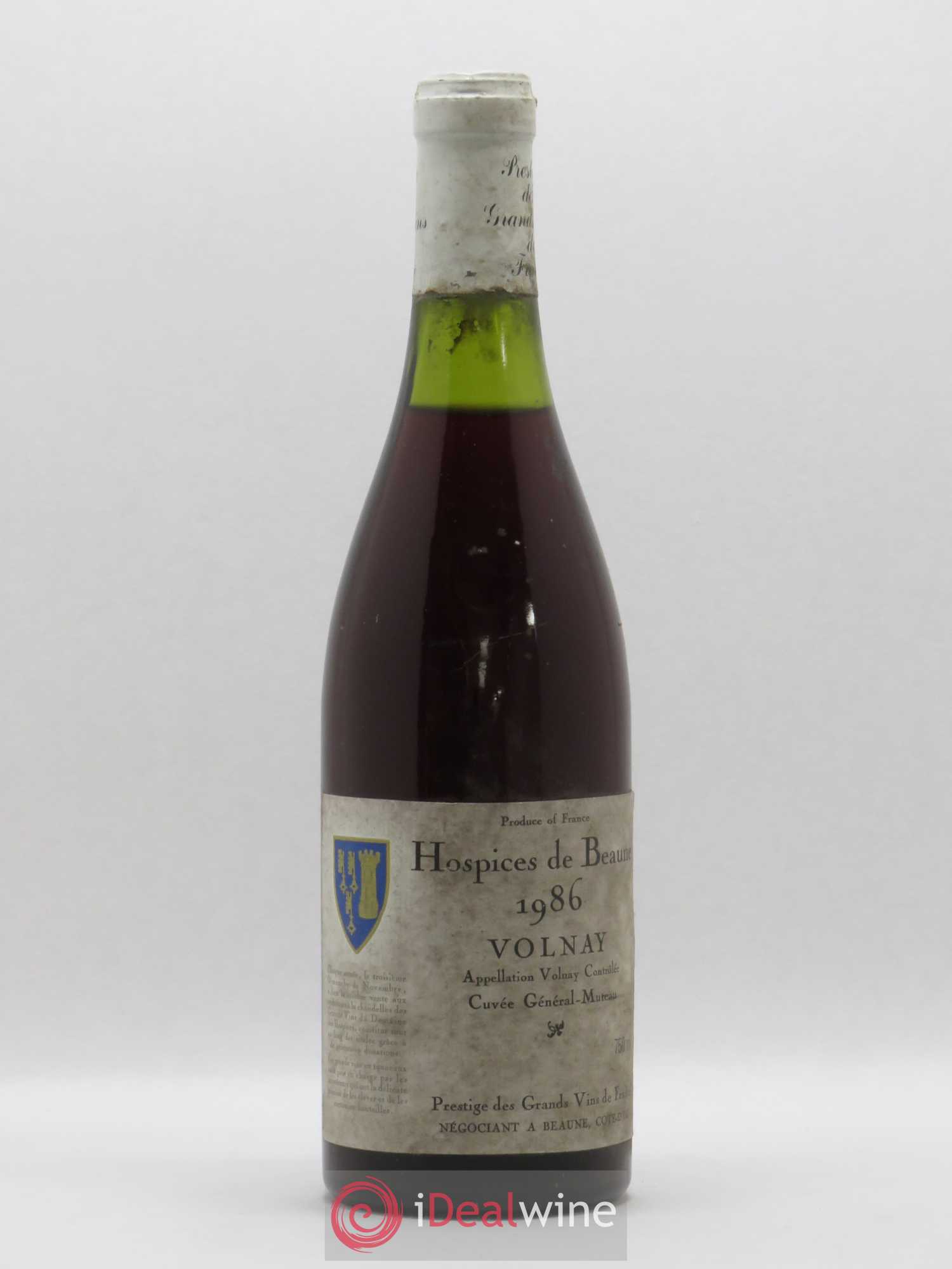 Volnay Hospice de Beaune Cuvée Général Muteau 1986 - Posten von 1 Flasche - 0