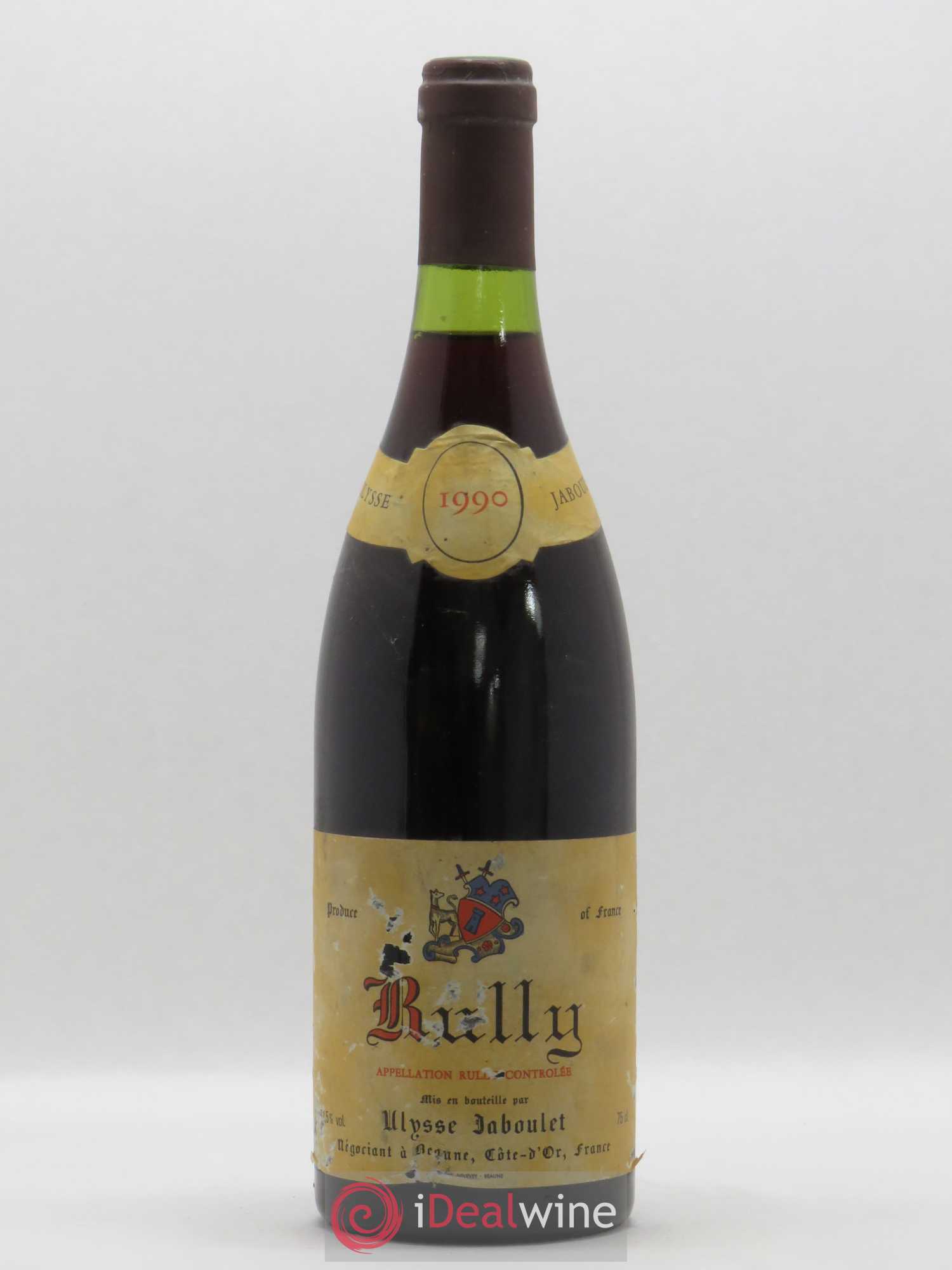 Rully Ulysse Jaboulet 1990 - Posten von 1 Flasche - 0