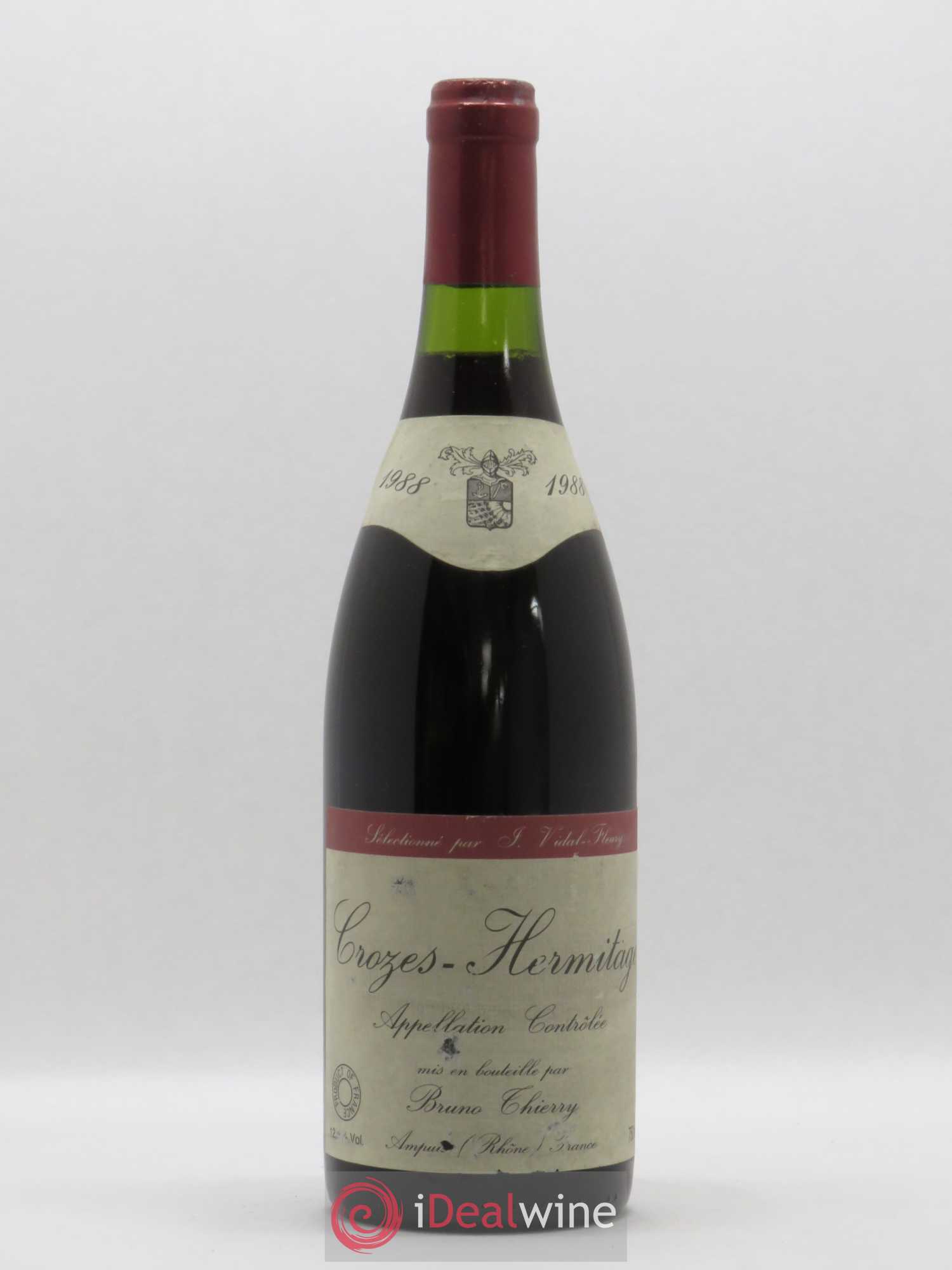 Crozes-Hermitage Bruno Thierry 1988 - Lot de 1 bouteille - 0