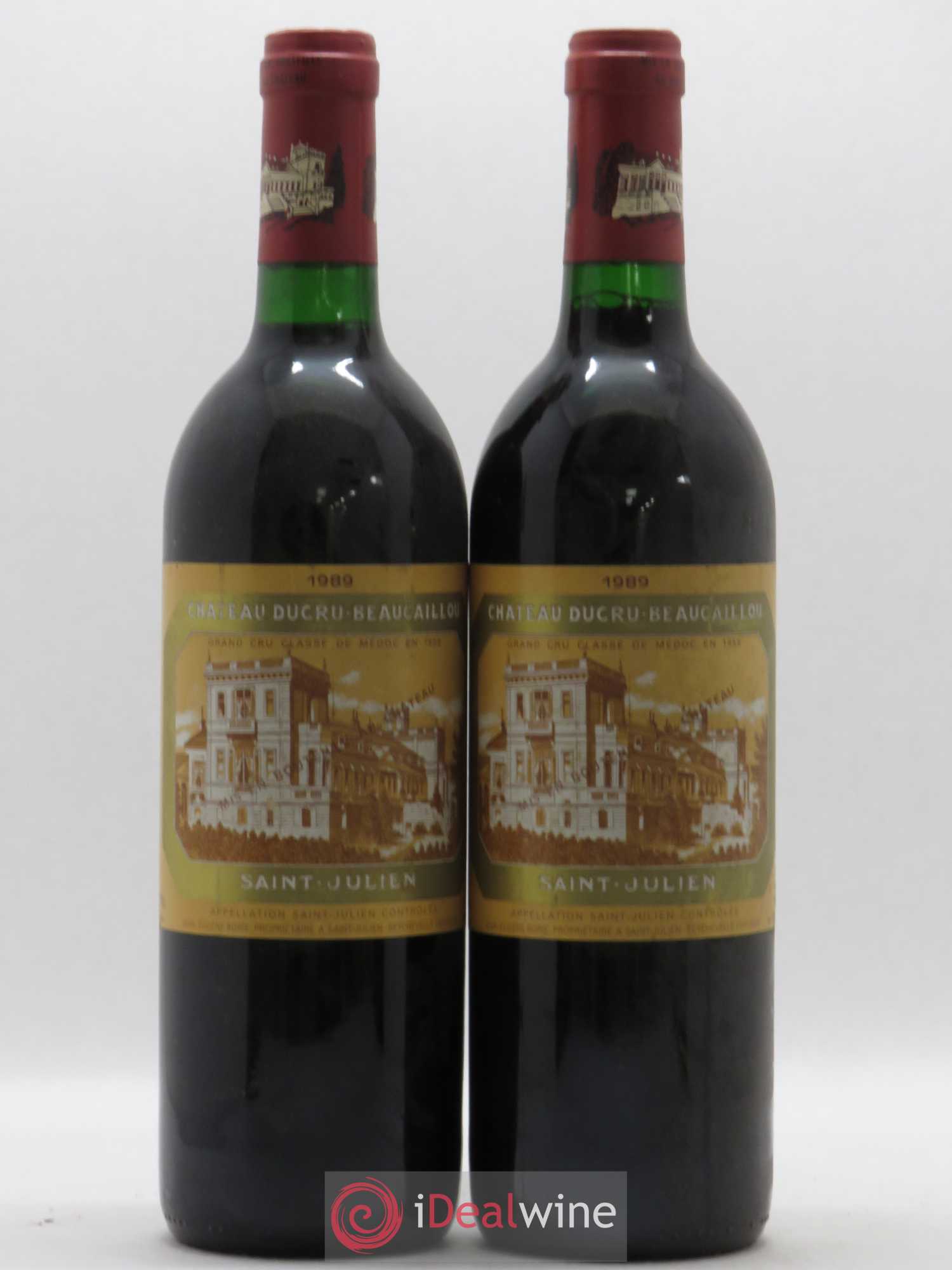 Château Ducru Beaucaillou 2ème Grand Cru Classé 1989 - Lot de 2 bouteilles - 0