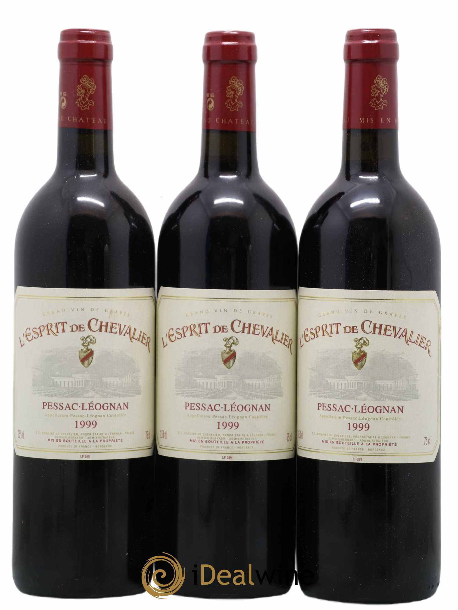 Esprit de Chevalier Second Vin 1999 - Lot de 6 bouteilles - 1